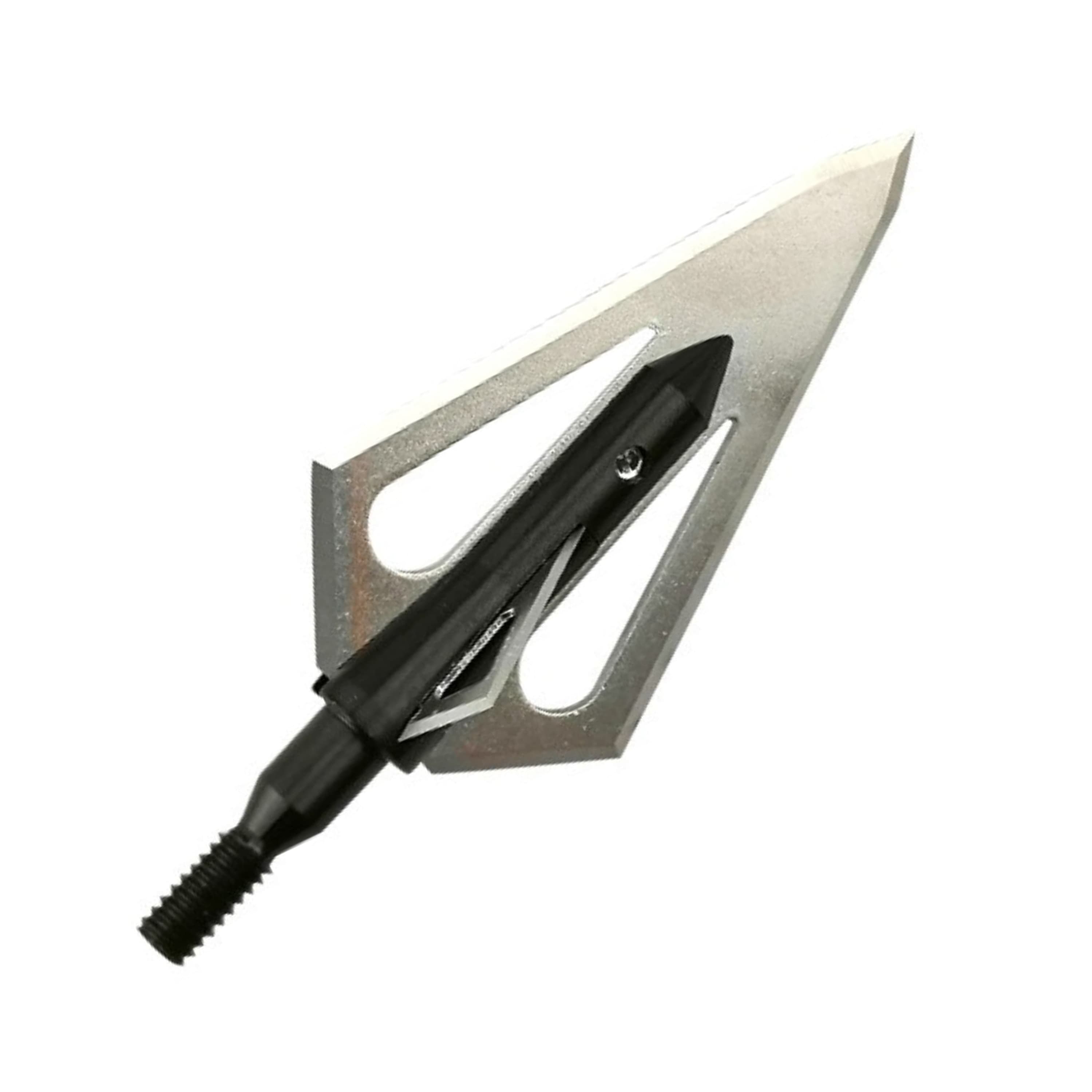 Archery Broadheads 100 Grain Stainless Steel (12 Pack)