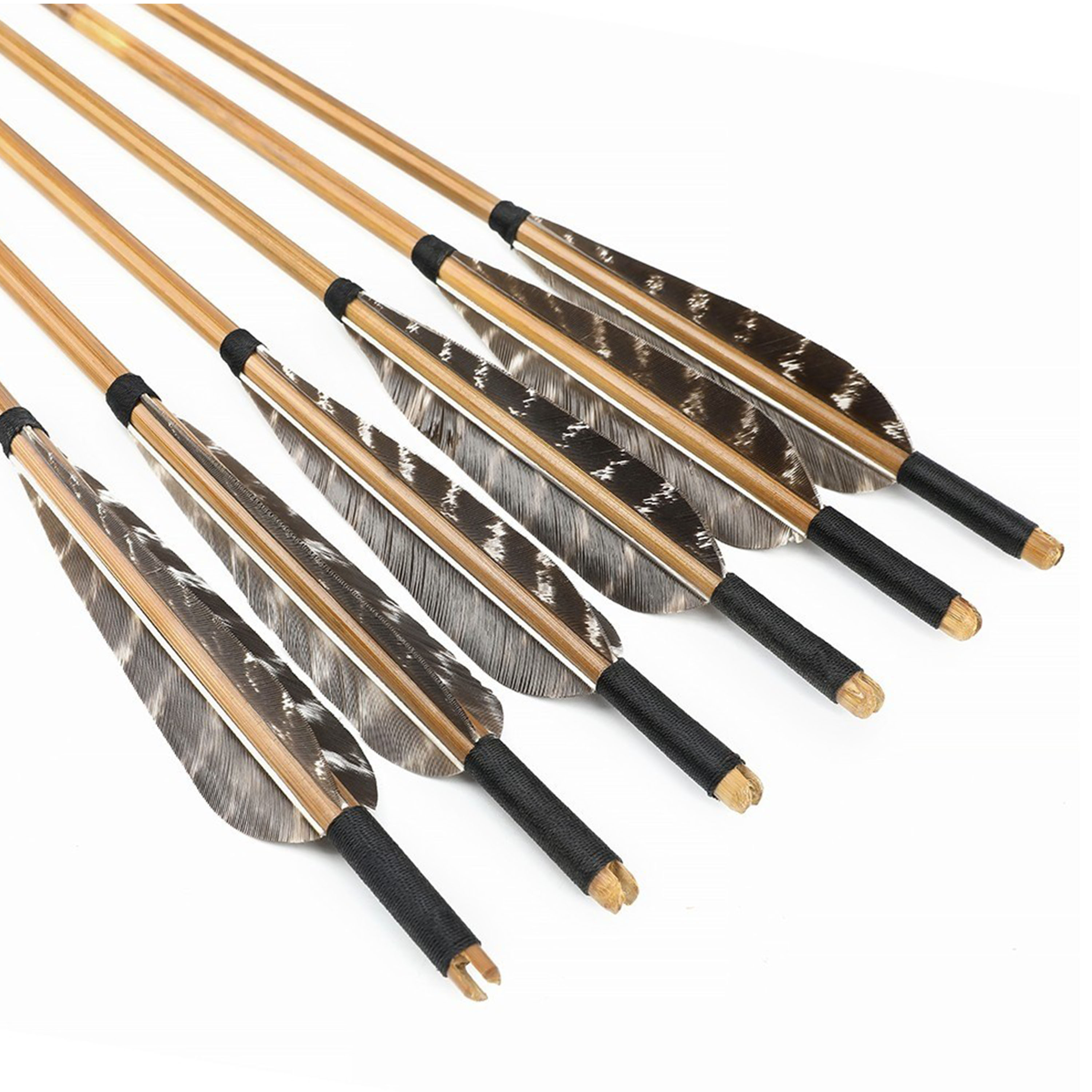 Archery Natural Turkey Feather Right Left Wings DIY Arrows Fletching