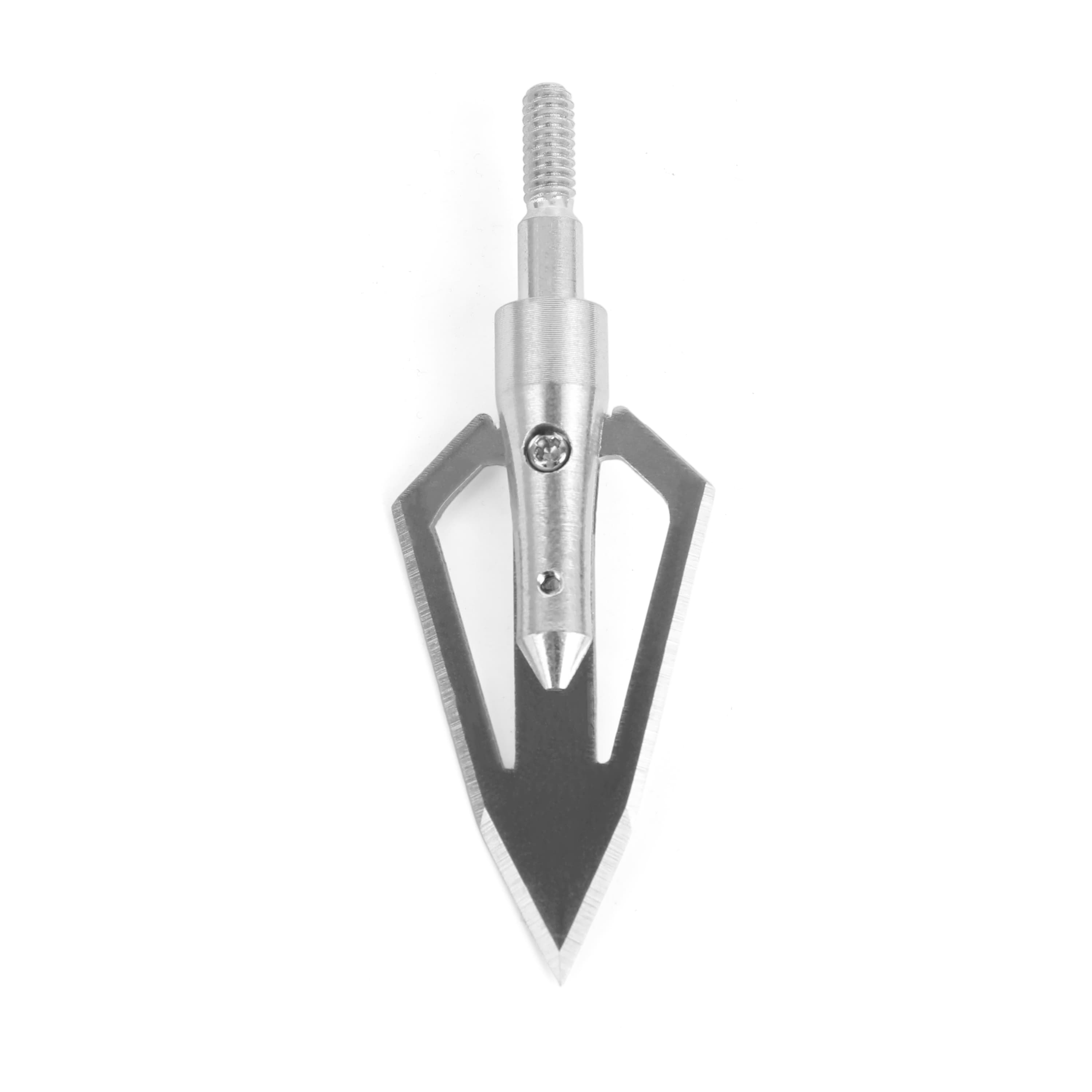 Archery Arrowheads 2 Blade Hunting Tips Screw In Point Broadheads 