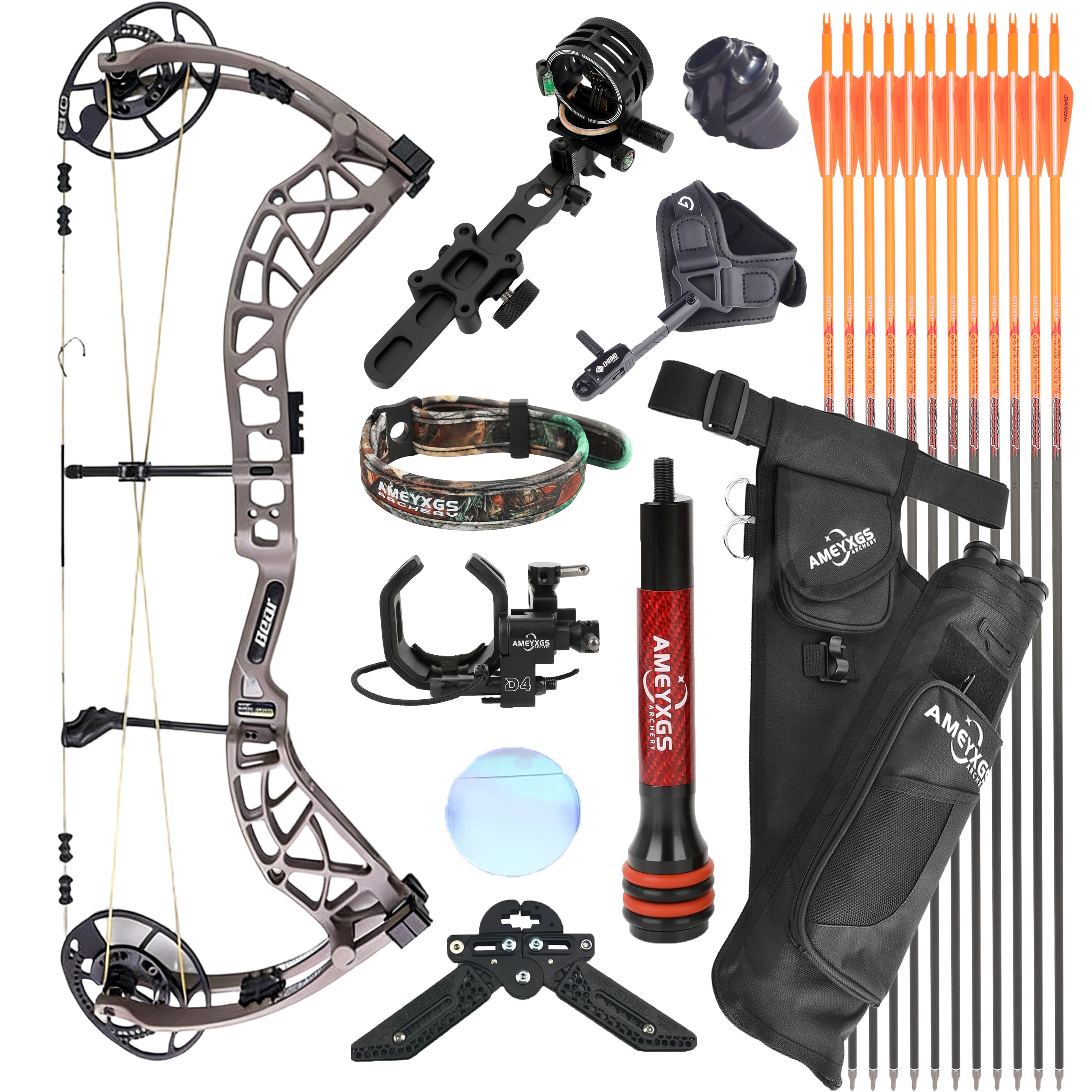 BEAR Hunting Compound Bow 45-70lbs Archery Target 339FPS