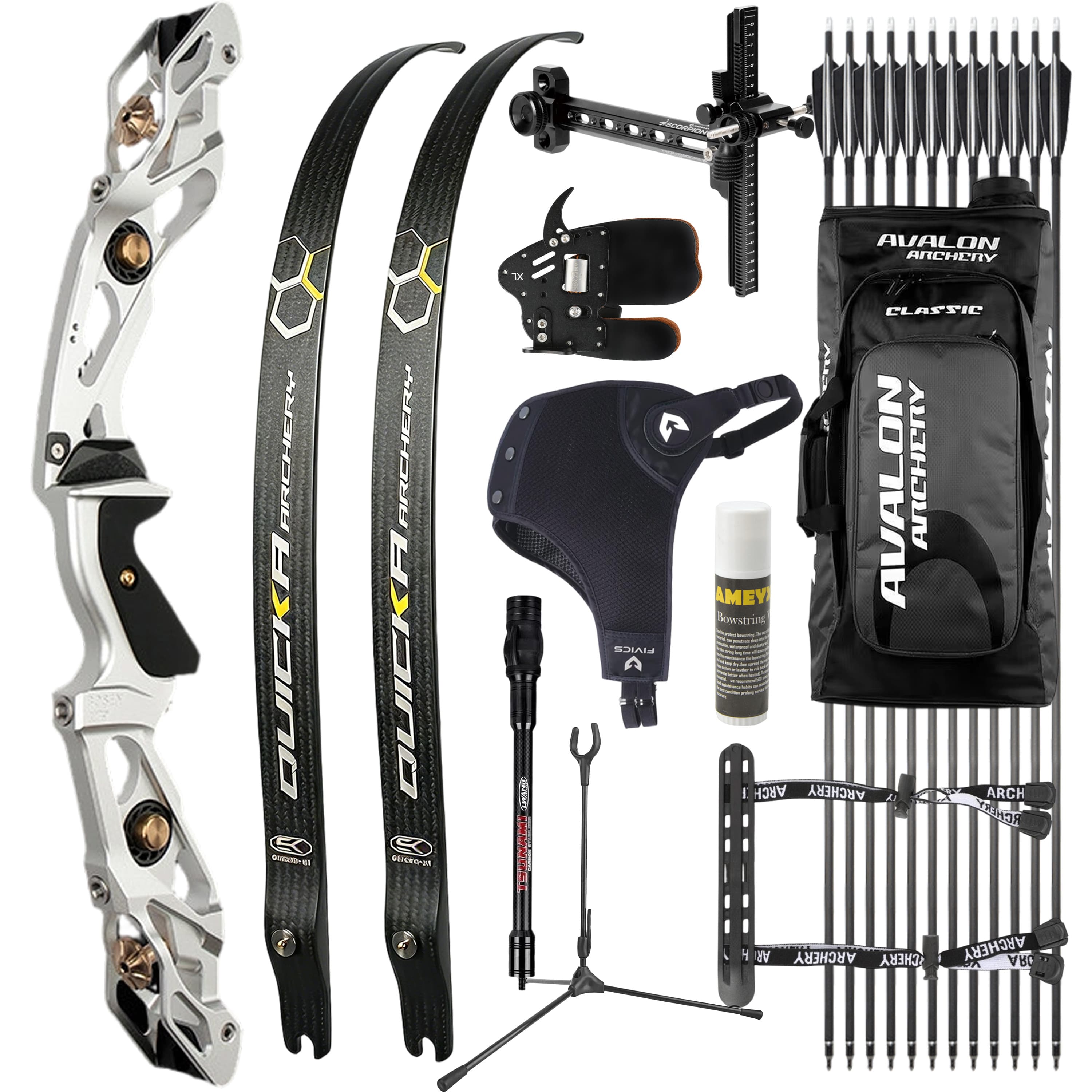 BOSEN Takedown Recurve Bow Kit  18-50bs Shooting Archery Target