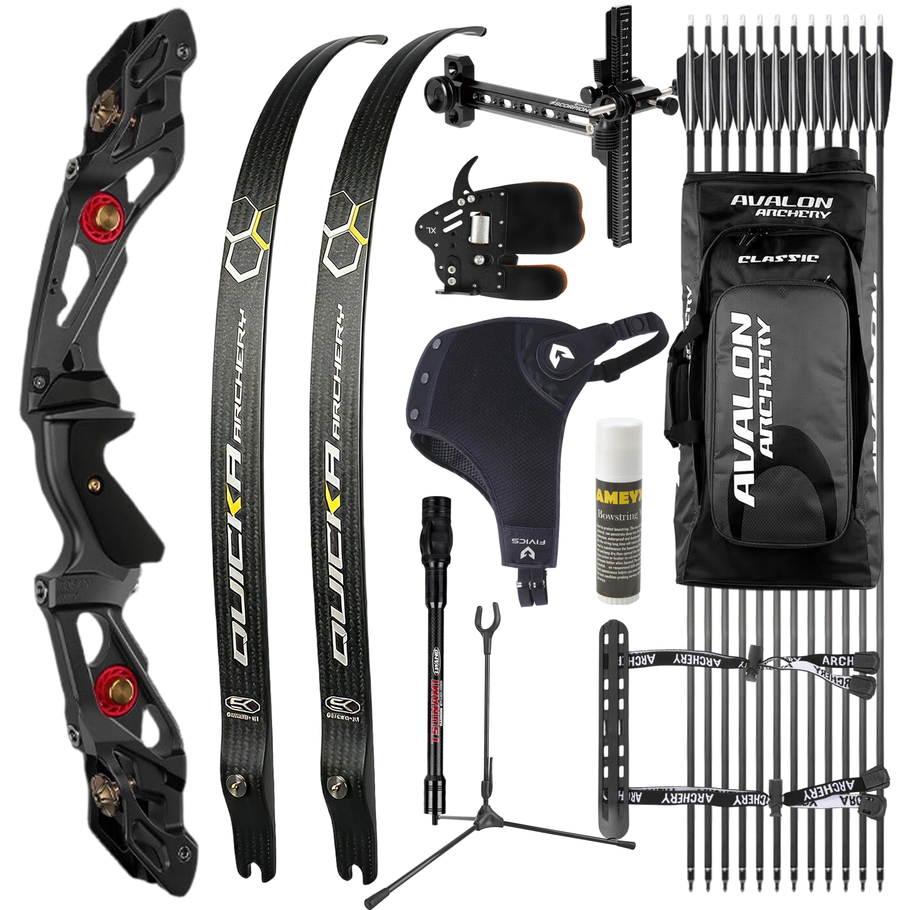 BOSEN Takedown Recurve Bow Kit  18-50bs Shooting Archery Target