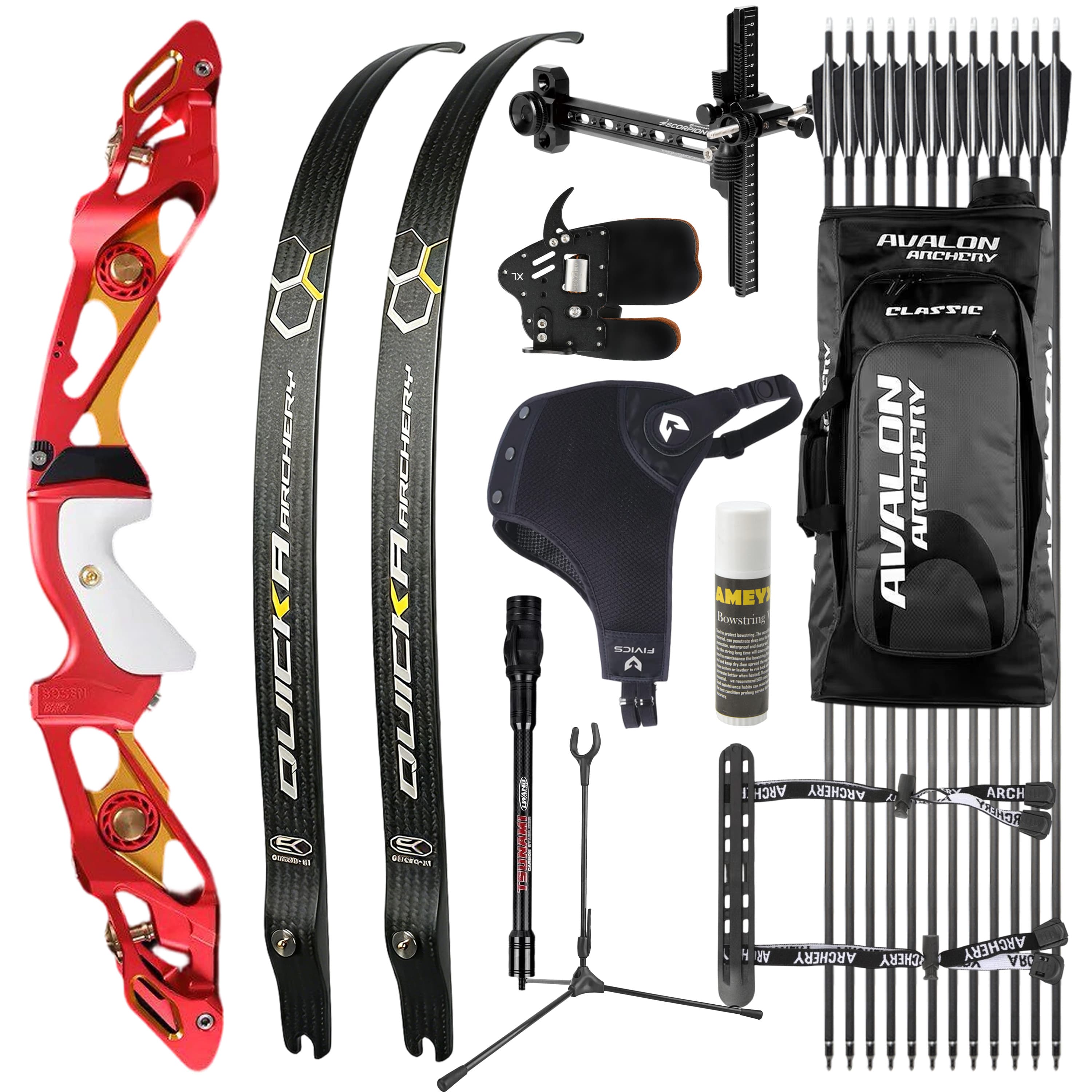 BOSEN Takedown Recurve Bow Kit  18-50bs Shooting Archery Target