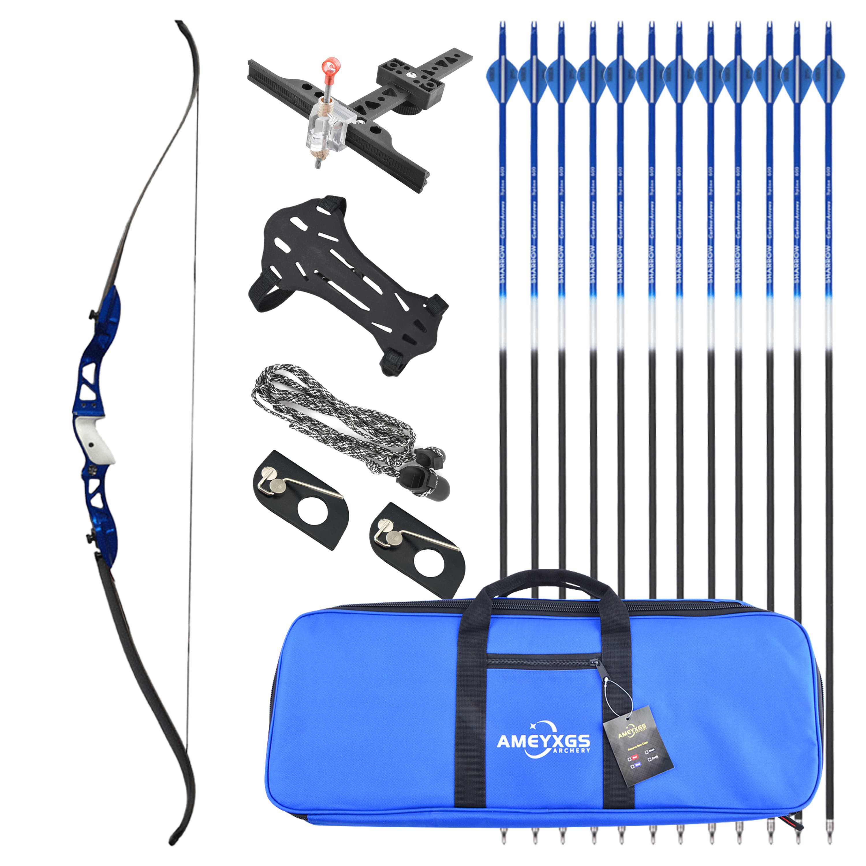 JUNXING F155 66" Recurve Bow for Hunting RH/LH 16-40 lbs