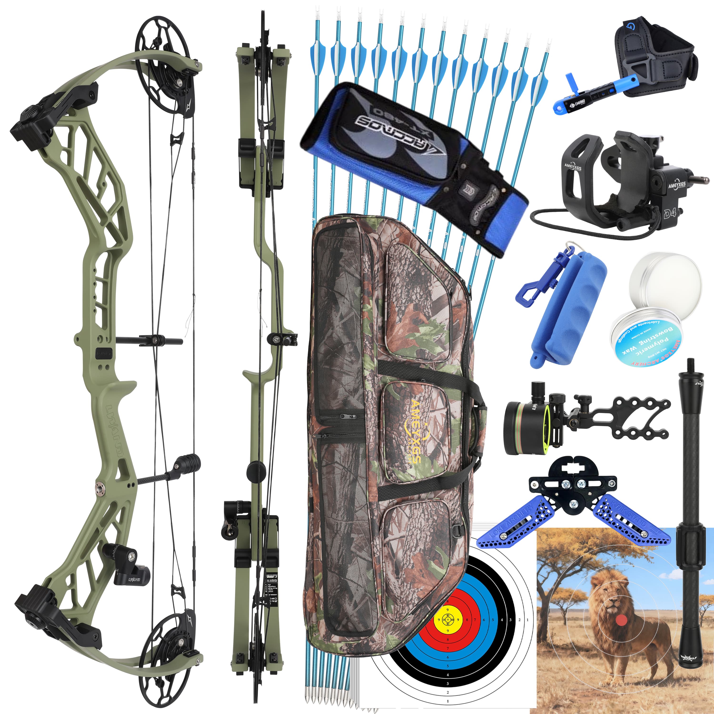 CHN Archery Compound Bow 40-70lbs Target Shooting RH