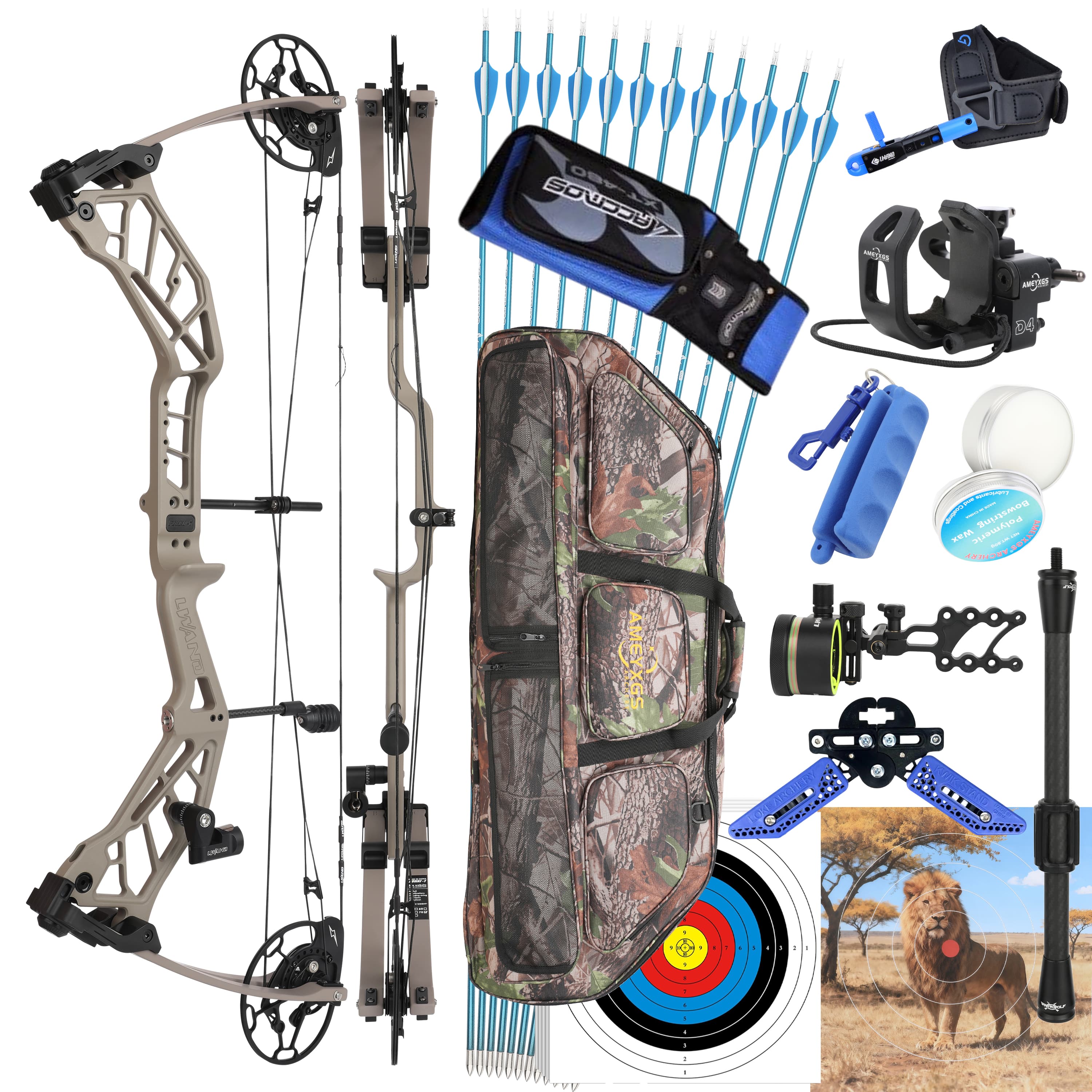 CHN Archery Compound Bow 40-70lbs Target Shooting RH