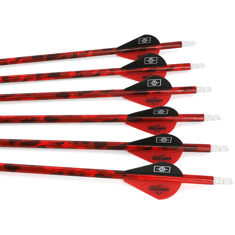 Carbon Arrows 12pcs 30 in 500 Spine Camo Shooting Set