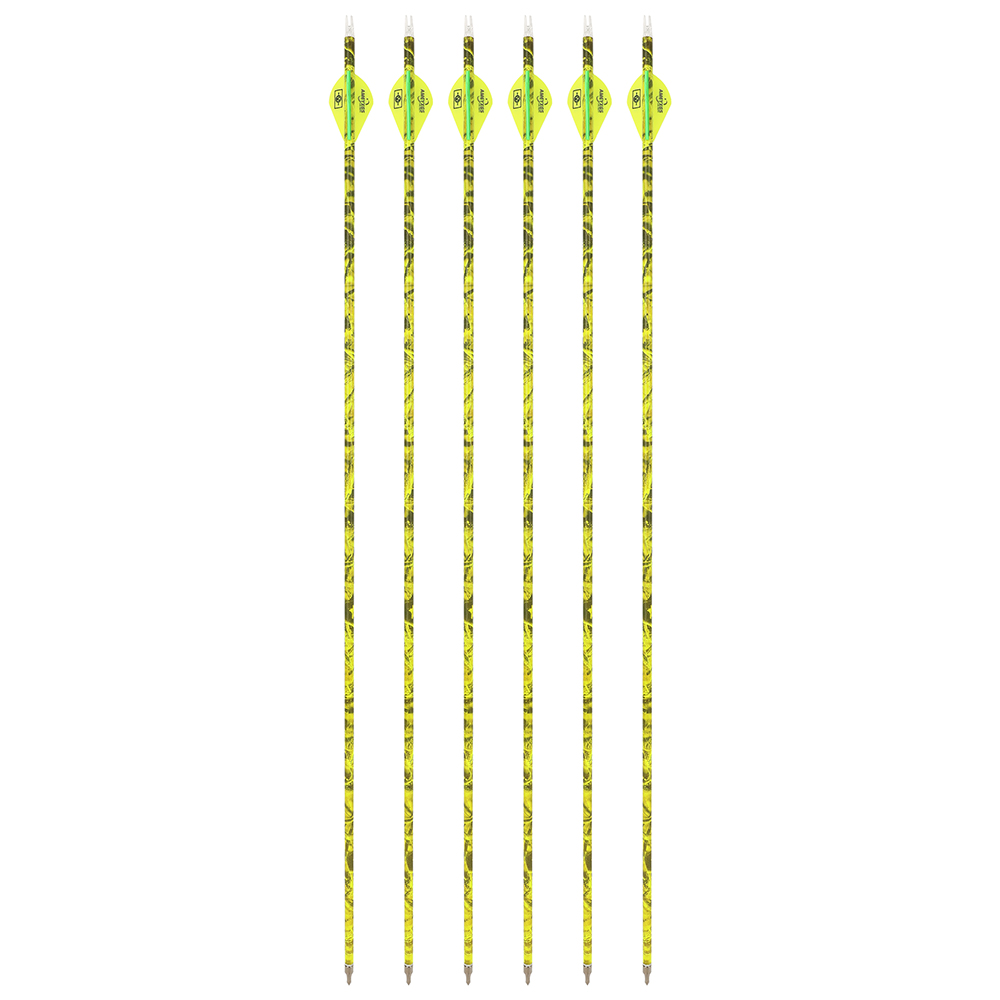 Carbon Arrows 12pcs 30 in 500 Spine Camo Shooting Set