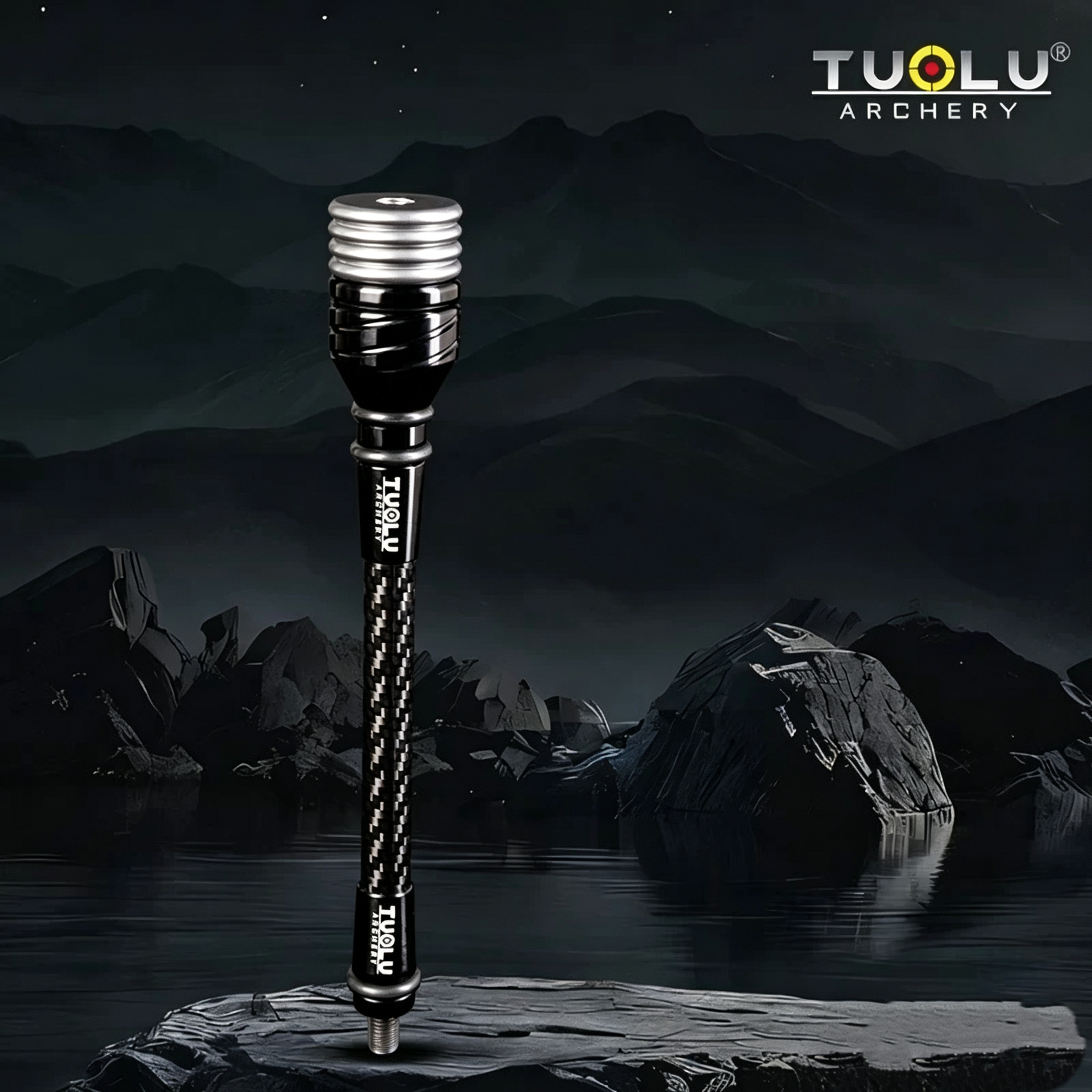 TUOLU Adjustable Carbon Dampener Stabilizer 3K Recurve Bow Accessory