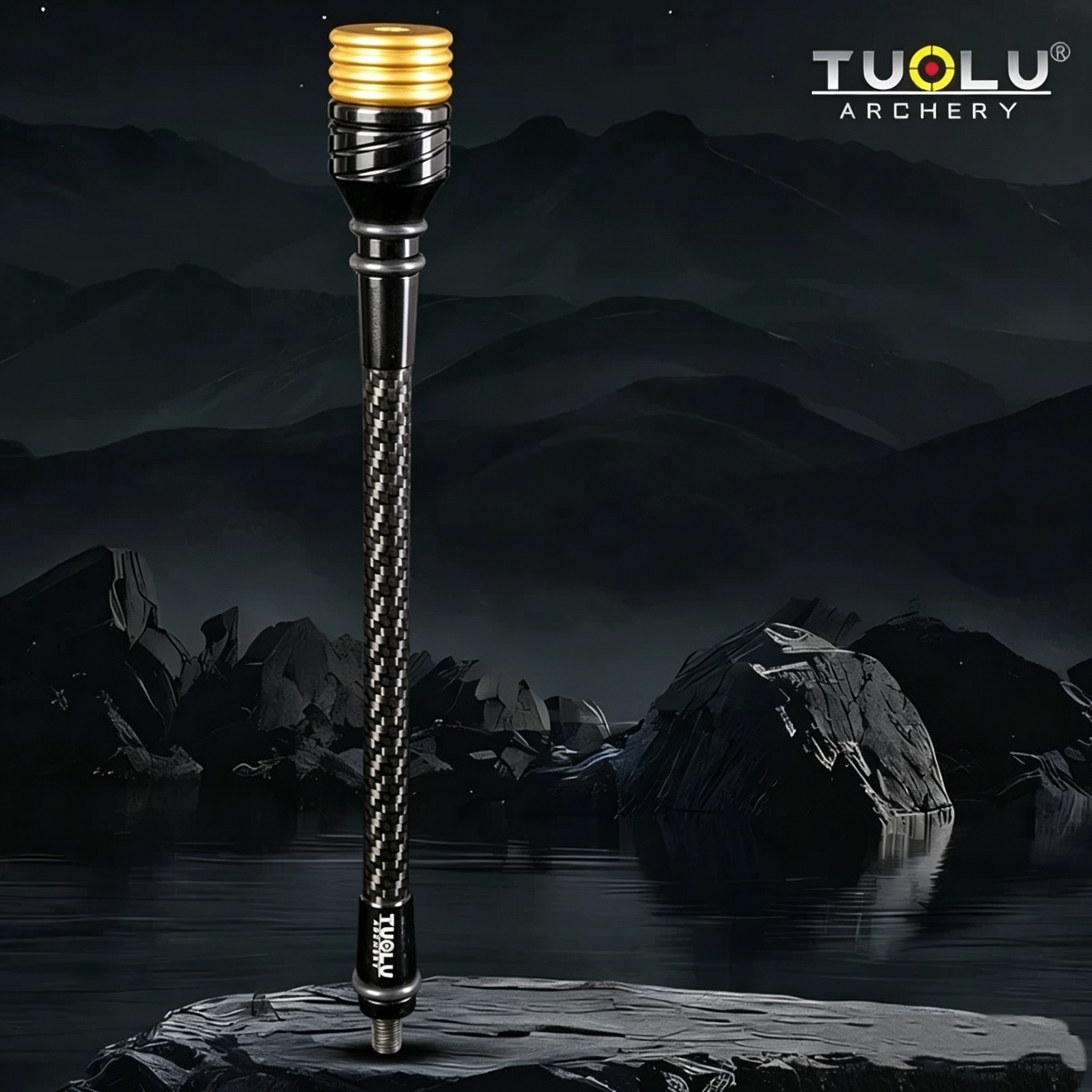 TUOLU Adjustable Carbon Dampener Stabilizer 3K Recurve Bow Accessory