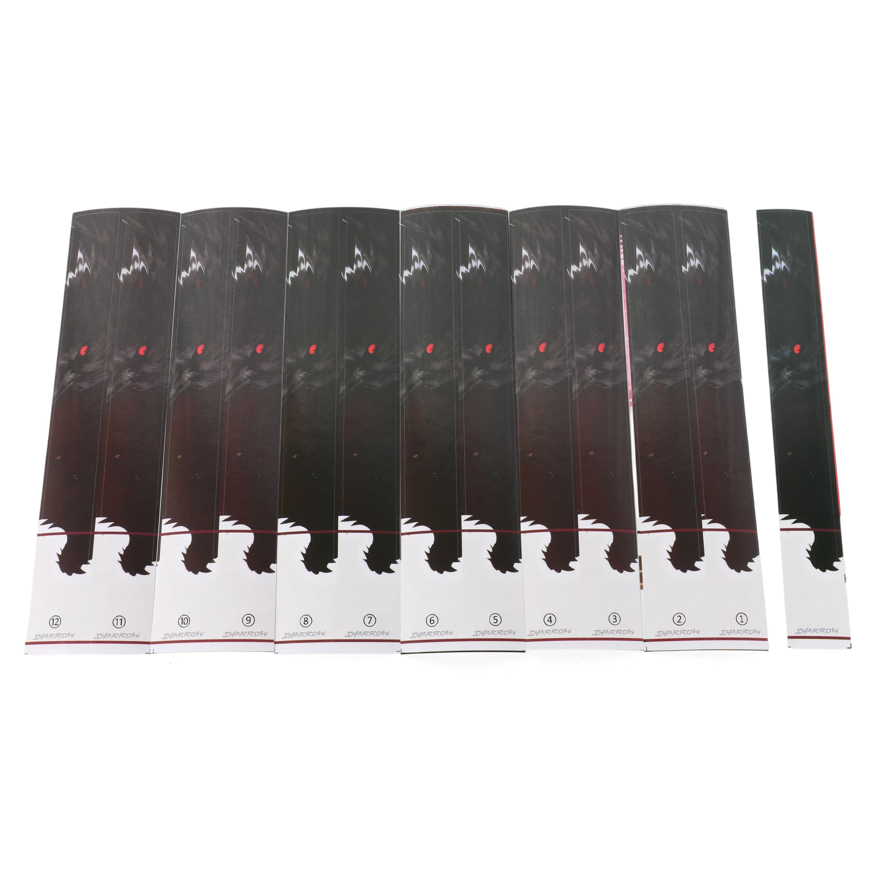  Colorful Arrow Shaft Stickers – DIY Archery Arrow Wraps 13-Pack