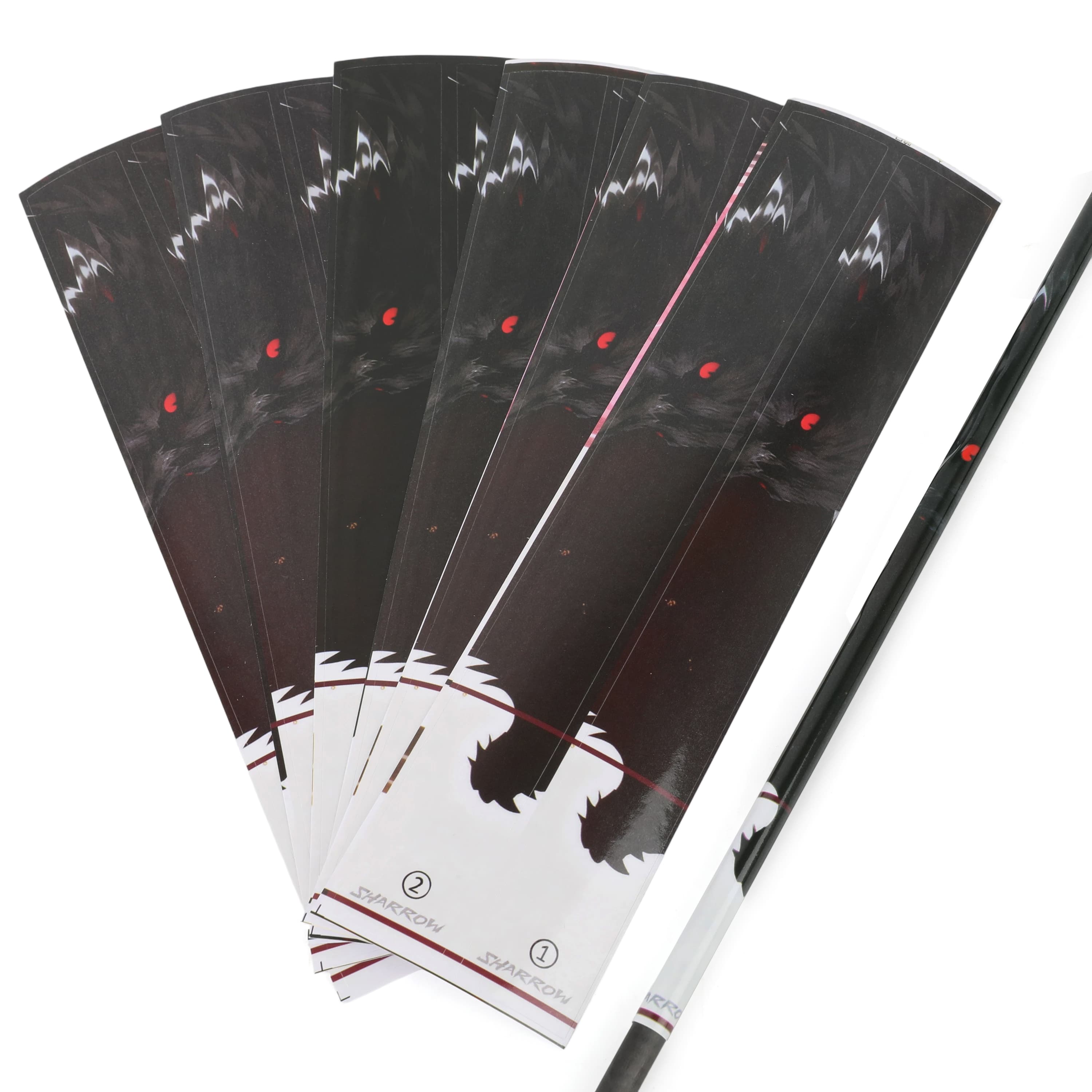  Colorful Arrow Shaft Stickers – DIY Archery Arrow Wraps 13-Pack