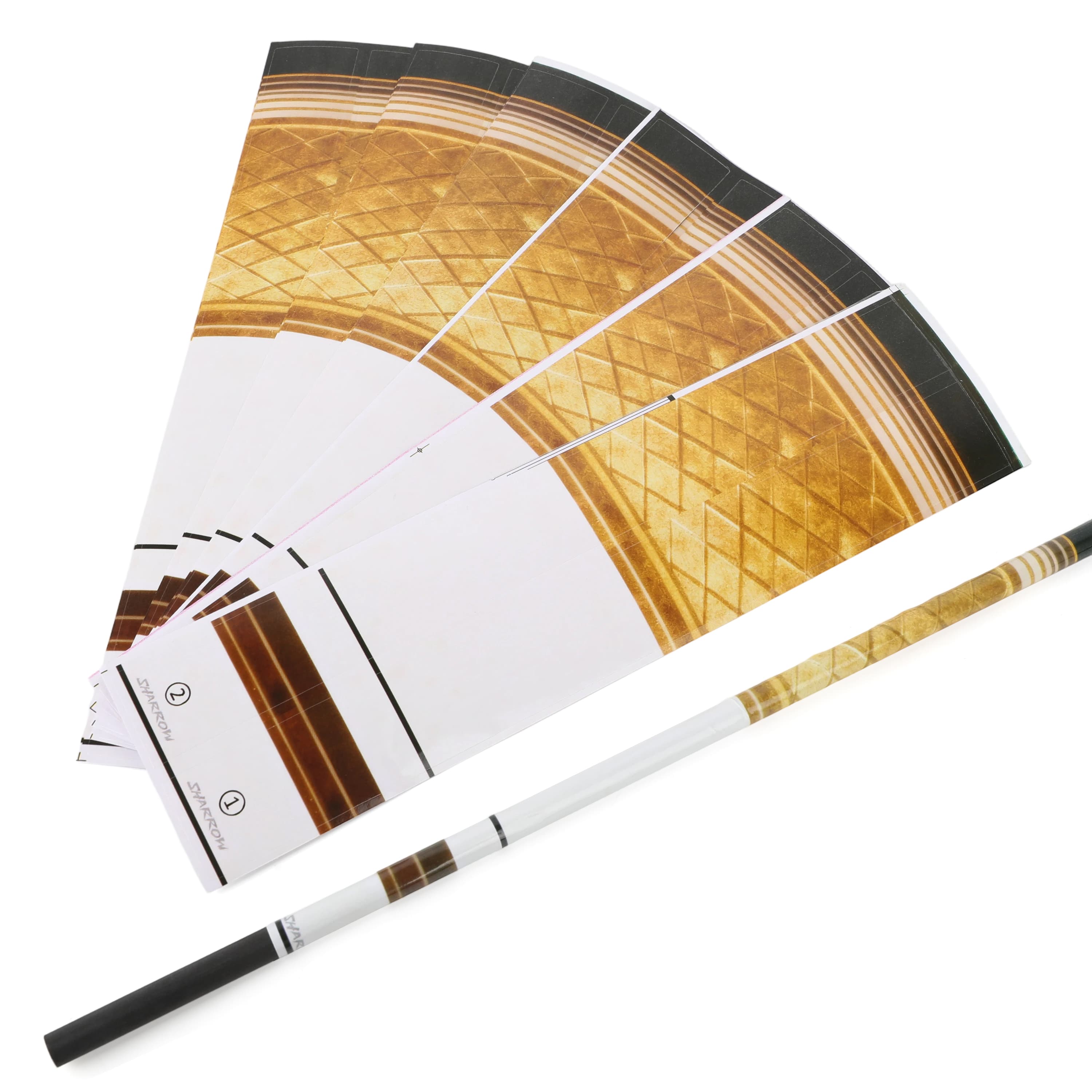  Colorful Arrow Shaft Stickers – DIY Archery Arrow Wraps 13-Pack