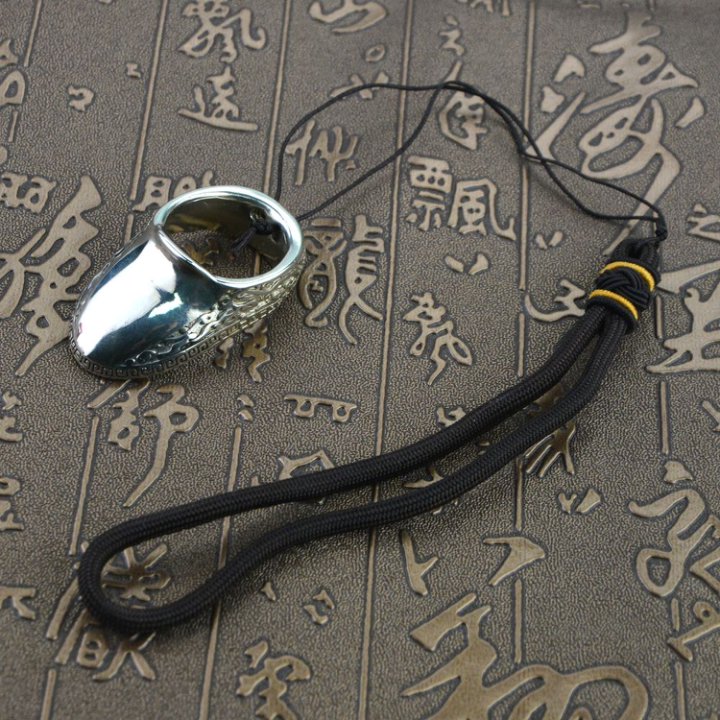 Deep Hook Copper Thumb Ring for Traditional Bow Archery Shooting