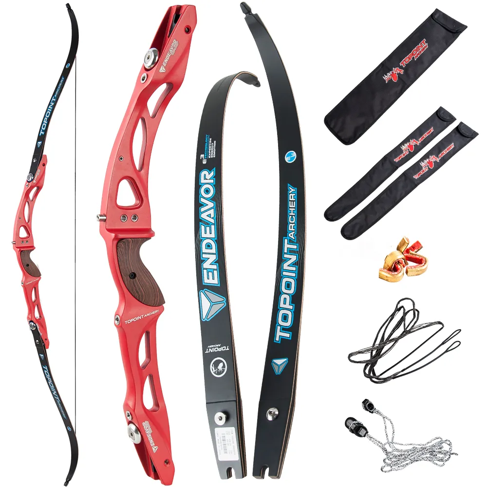 TOPOINT Endeavor R10 66" 68" 70" ILF Target Recurve Bow 16-44# @28"