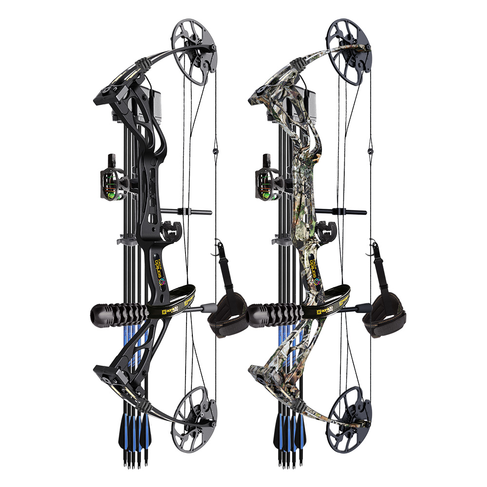 SANLIDA Archery Dragon X8 Compound Bow Package for Adults and Teens-CHN Archery