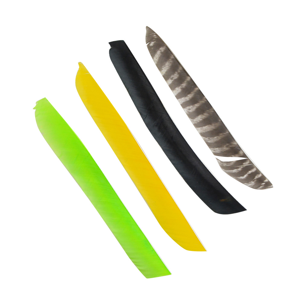 Irregular Real Arrow Feathers 7.9-11.4" LW/RW (50 Pack)