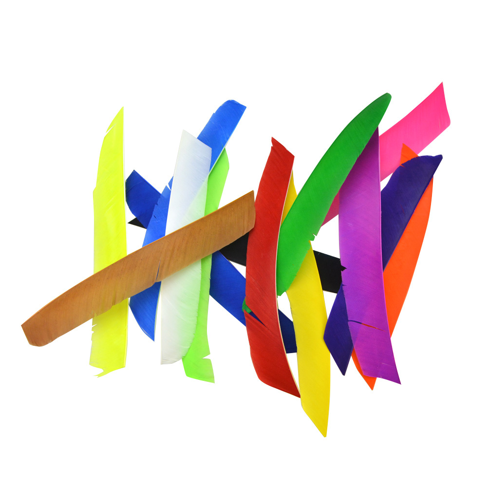 Irregular Real Arrow Feathers 7.9-11.4" LW/RW (50 Pack)