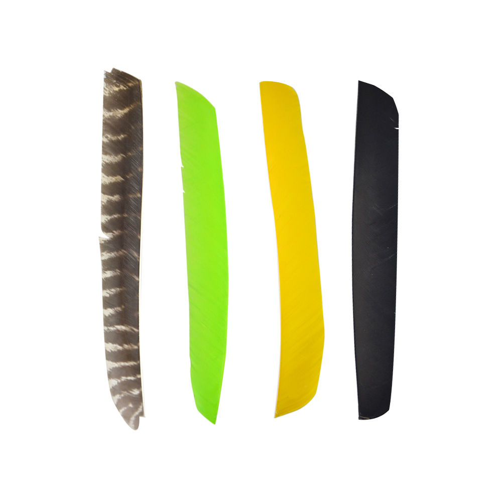 7.9-11.4" Natural Barred Turkey Feathers LW/RW (50 Pack)