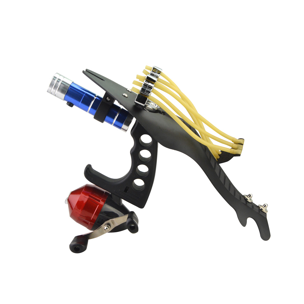 Hunting Fishing Slingshot Kit  Dual Purpose Slingshot