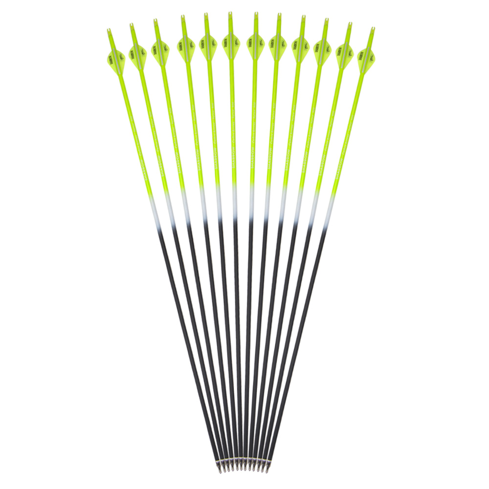 SHARROW Colorful Carbon Arrows for recurve bow Spine 500