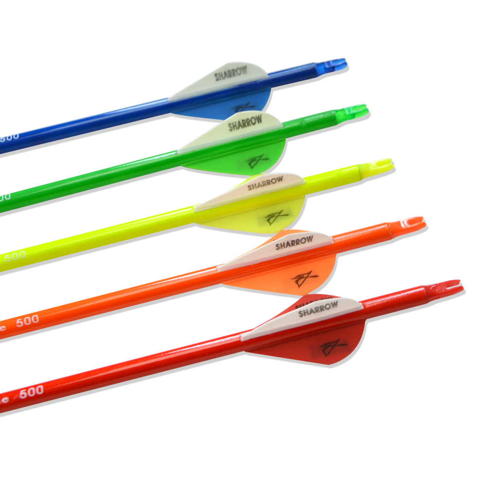 SHARROW Colorful Carbon Arrows for recurve bow Spine 500