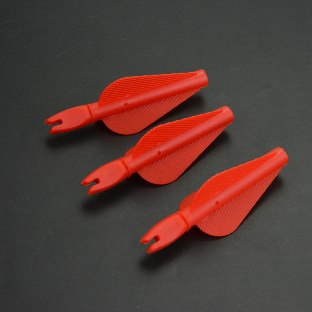 8mm Arrow Nock Arrow Feather Sleeve Solid Color (50 Pack)