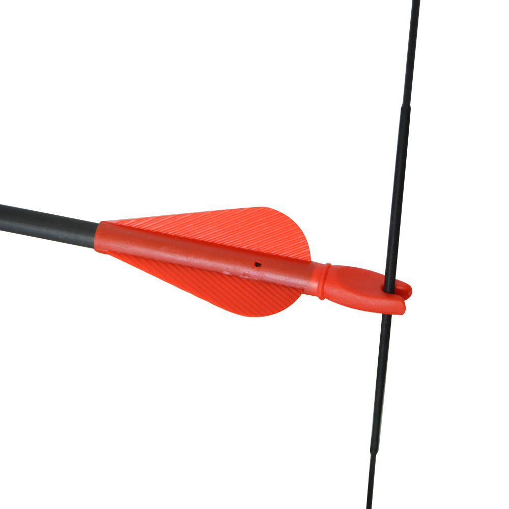 8mm Arrow Nock Arrow Feather Sleeve Solid Color (50 Pack)