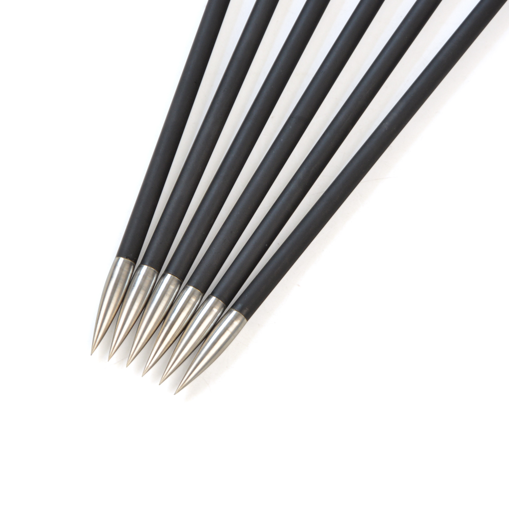 SHARROW 31" Feather Fletched Carbon Arrows Spine 1000 (12 Pack) 
