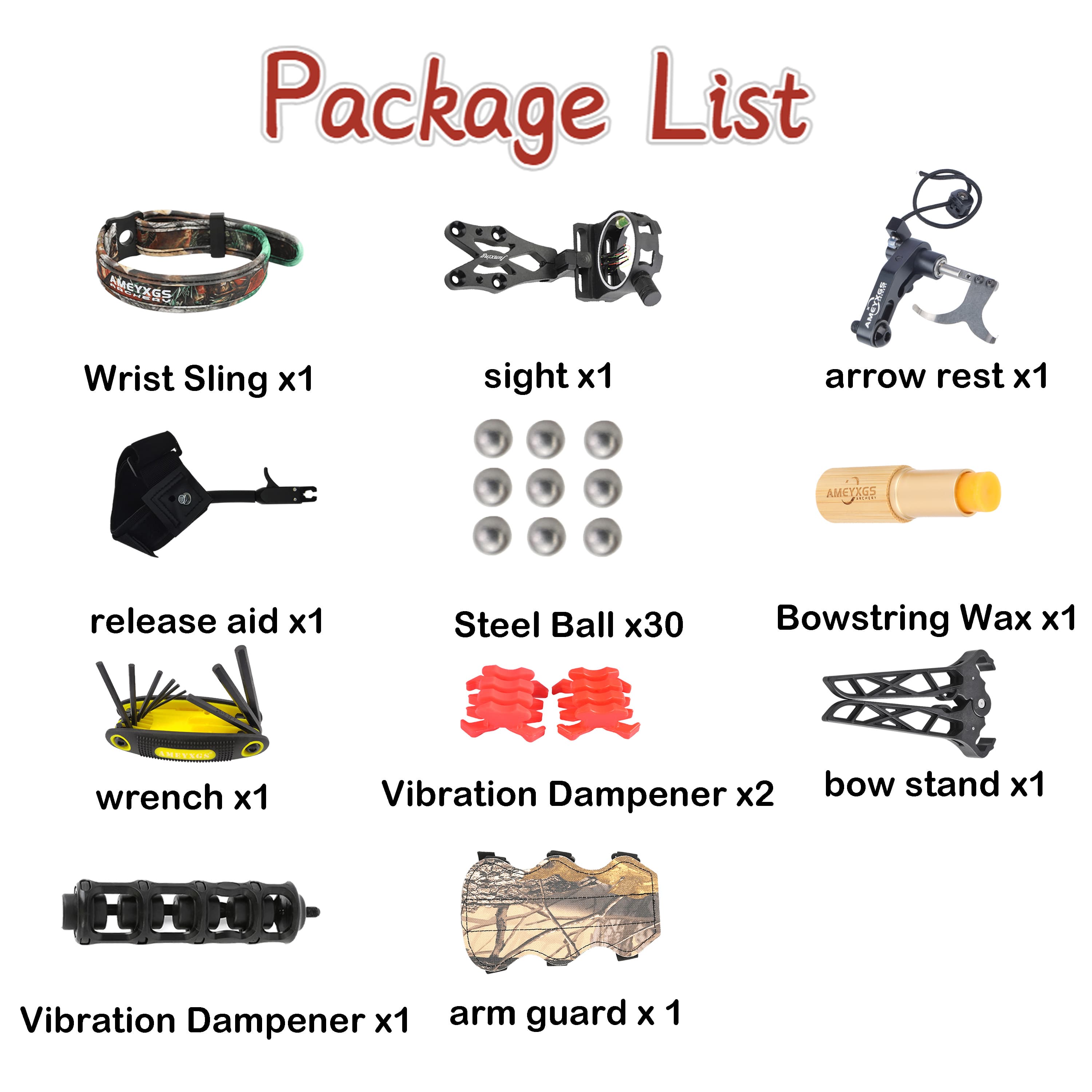 Villain Dual-Use Compound Bow, 30-70lbs 420FPS Steel Ball Bow