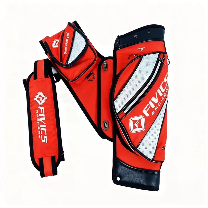 FIVICS 45cm Archery Hip Quiver Large Capacity Arrow Holder Bag