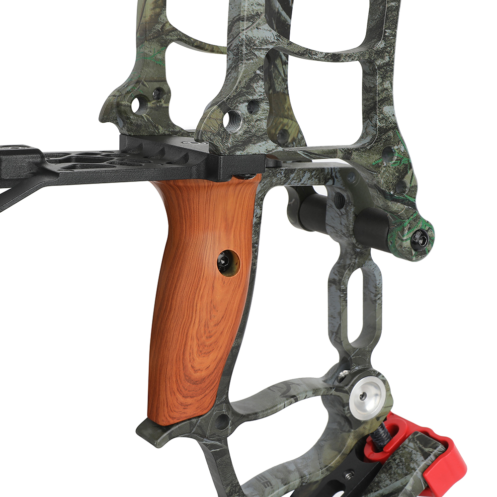 JUNXING CNC Forest Camo Dual-Use Compound Bow System 30–70 lbs with Carbon Arrows & Steel Balls