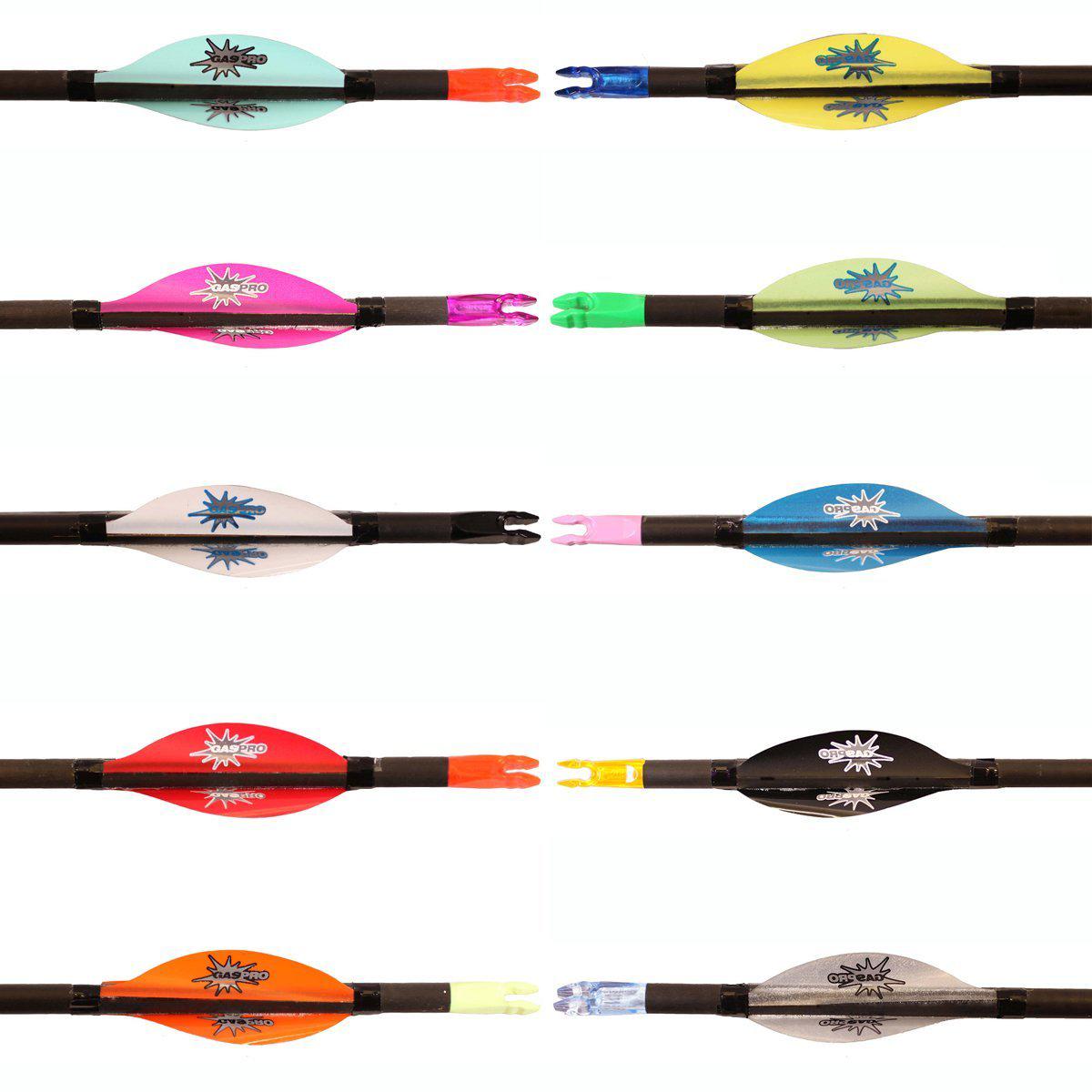 GAS PRO Olympic Efficient Spin Vanes 1.75" (50 Pack)-CHN Archery