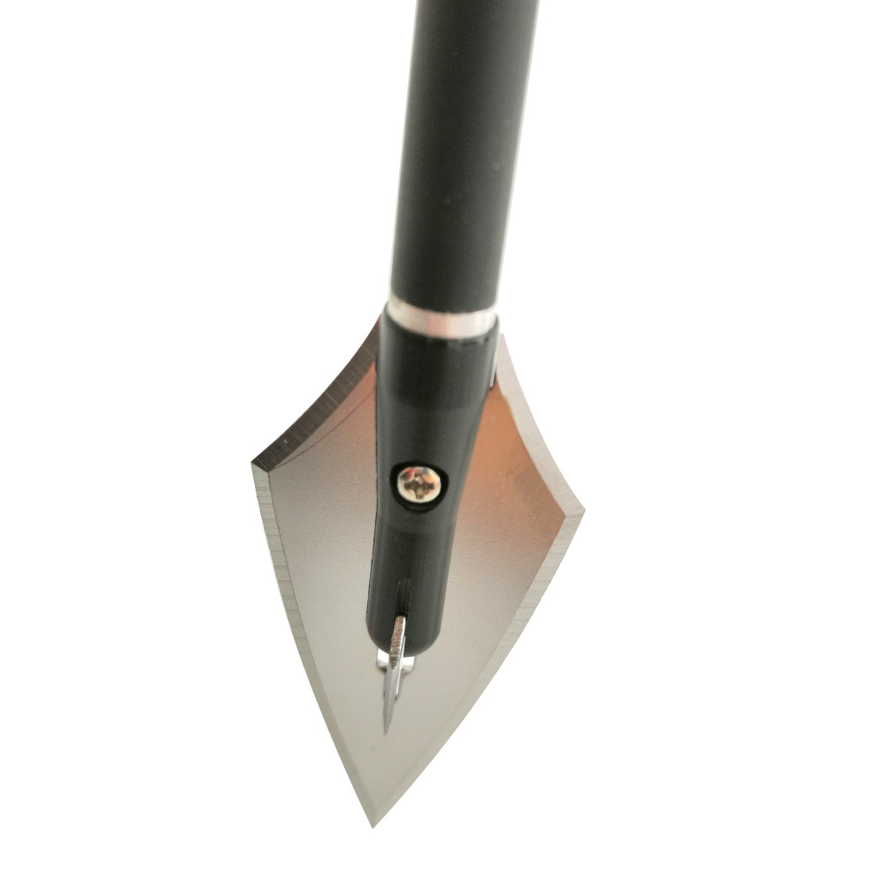 160 Grain Holeless Hunting Broadheads, CNC Machined Aluminum & Steel