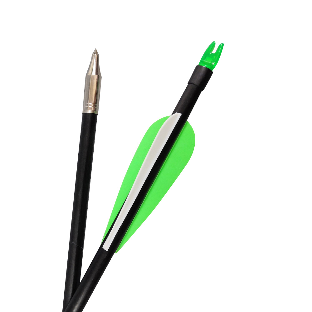 SHARROW 8mm Fiberglass Arrows for Archery Practice (12 Pack)-CHN Archery