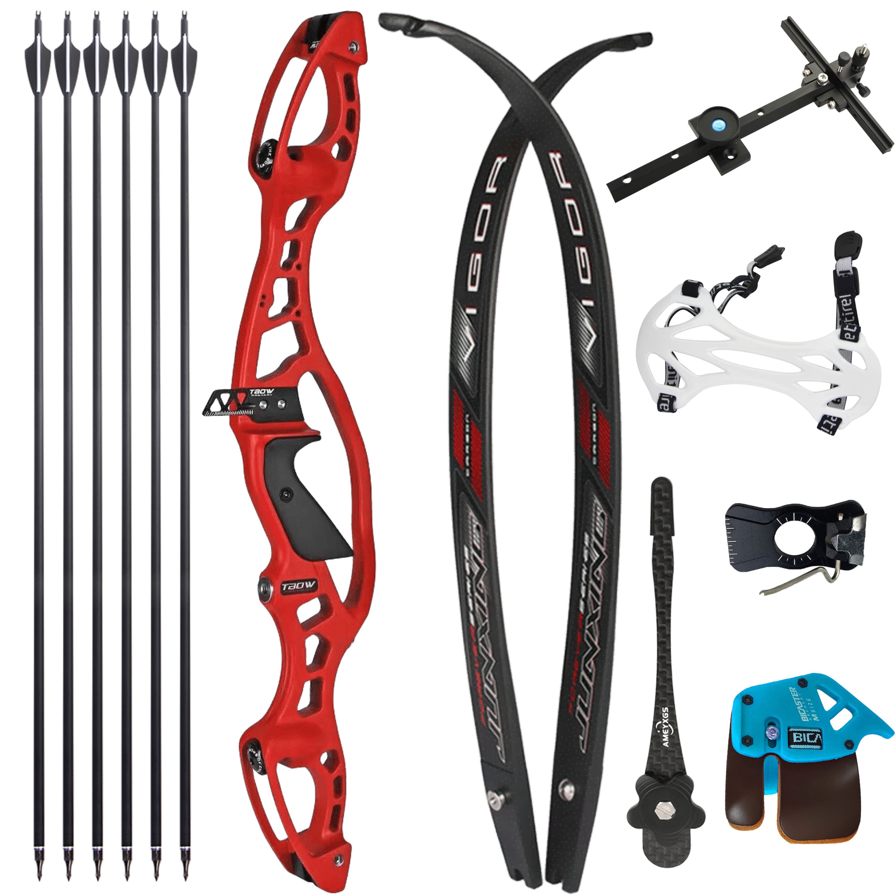 JUNXING 20-40lbs Takedown Recurve Bow Archery 