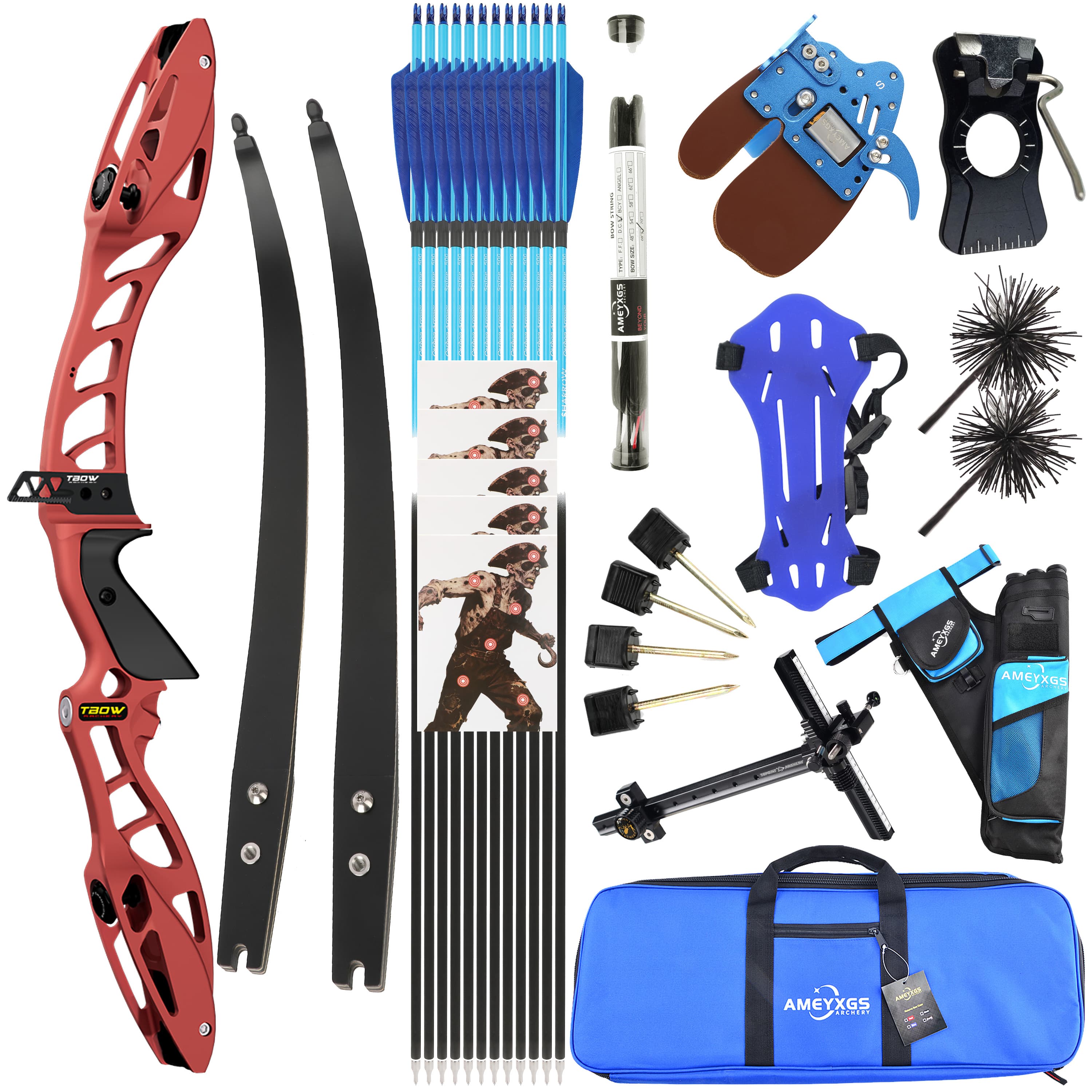 JUNXING H10 Recurve Bow 25-50LBS Takedown Bow Archery Shooting
