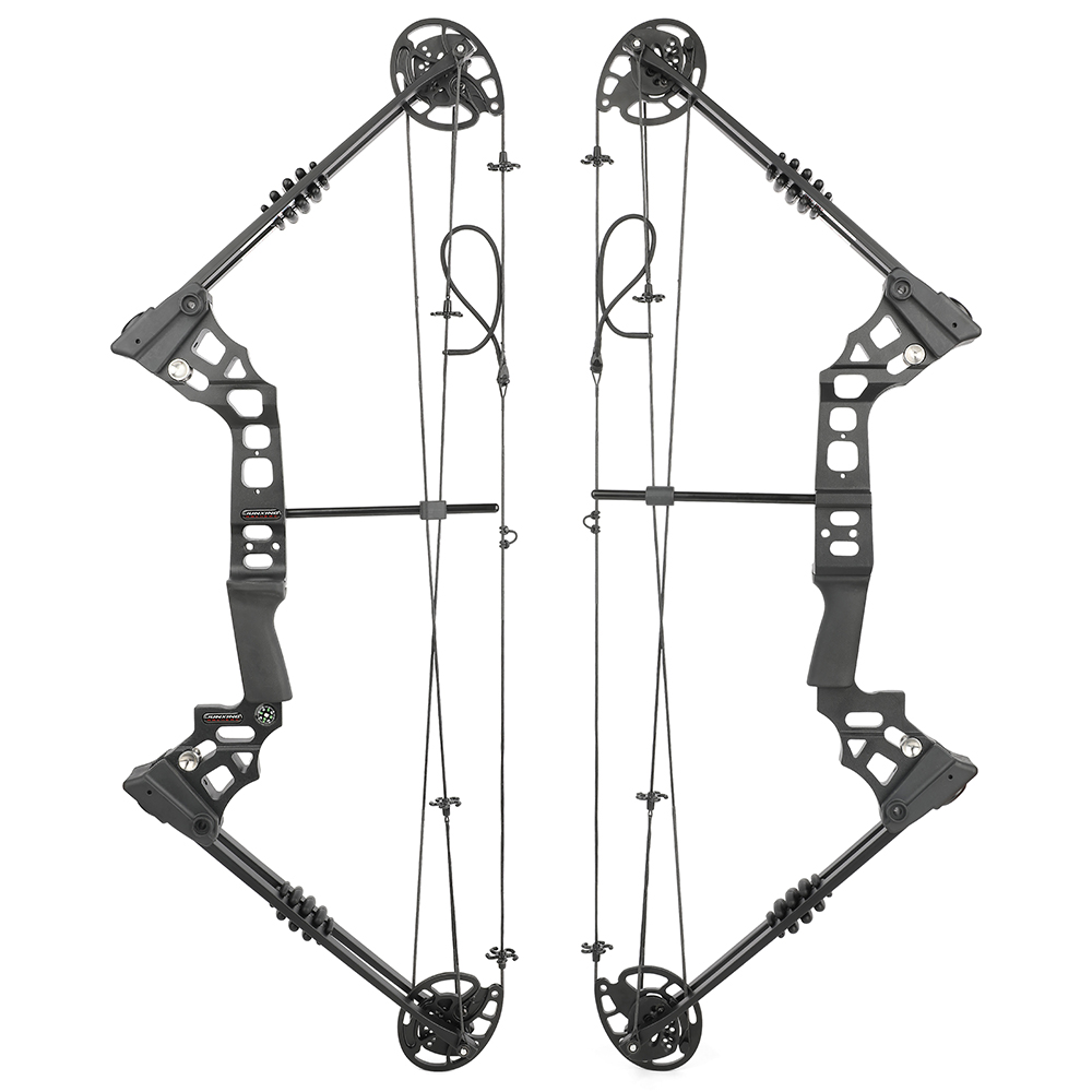 JUNXING X8 Compound Bow Kit RH for Hunting & Target Practice 20–70 lbs