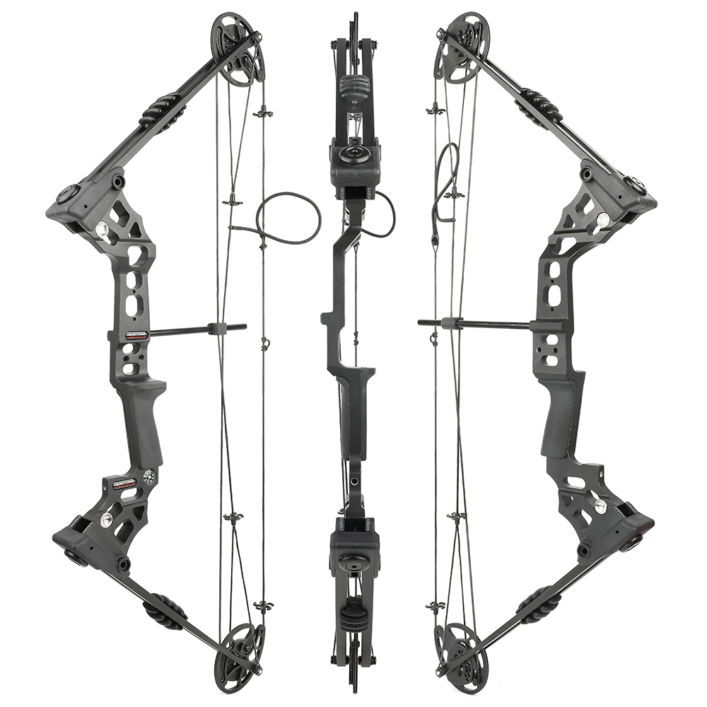 JUNXING X8 Compound Bow Kit RH for Hunting & Target Practice 20–70 lbs
