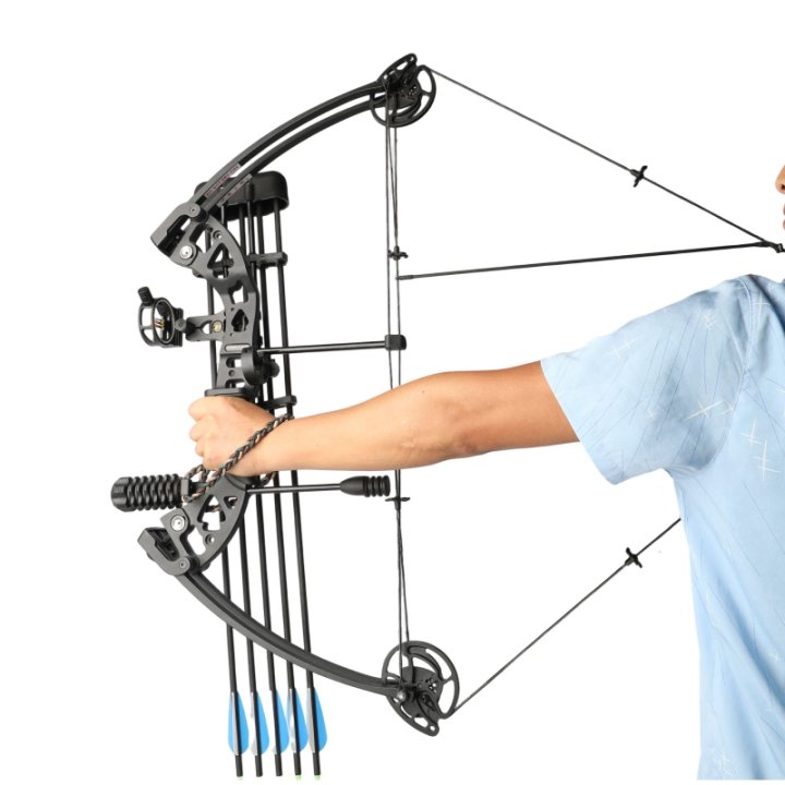 JUNXING X8 Compound Bow Set Adjustable 20-70lbs Archery Kit