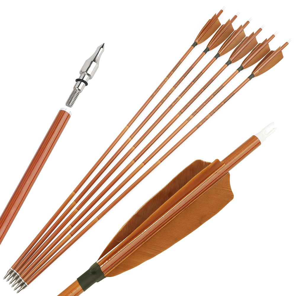 KAIMEI 60" Wood ILF Recurve Bow Kit 30-60 lbs