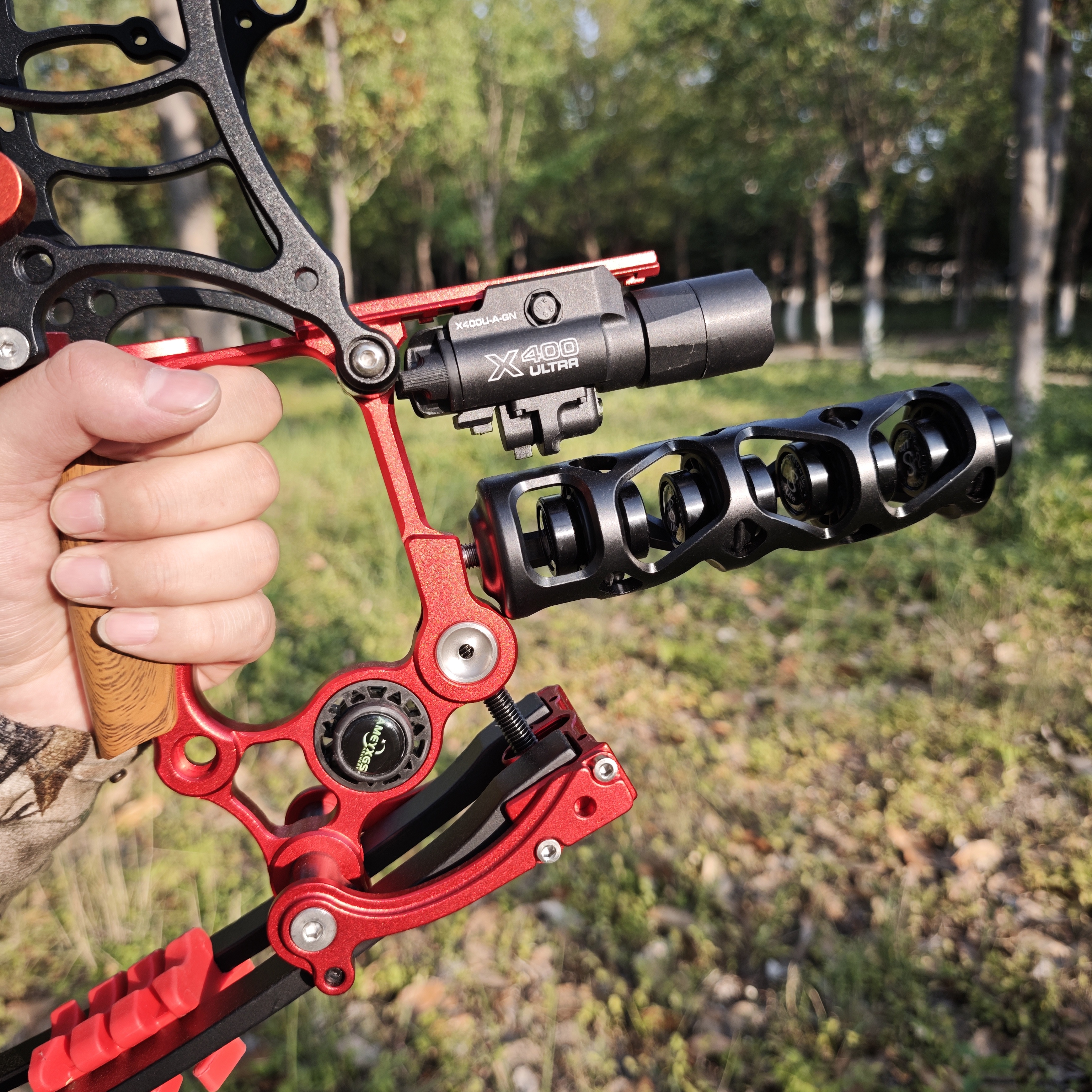 Nano Dual-Use Bow Shooting Bow 7075 Aluminum Alloy 30-70lbs