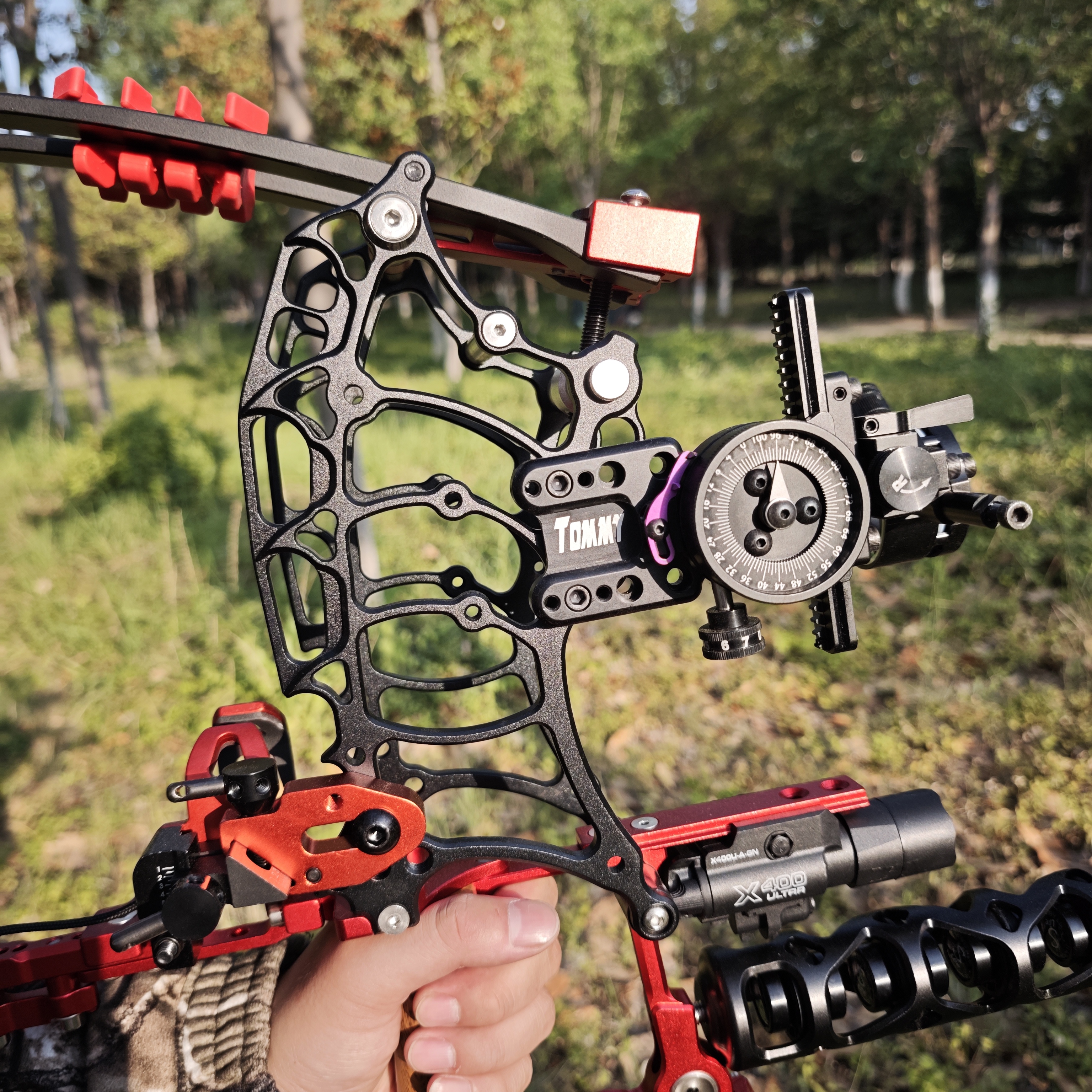 Nano Dual-Use Bow Shooting Bow 7075 Aluminum Alloy 30-70lbs