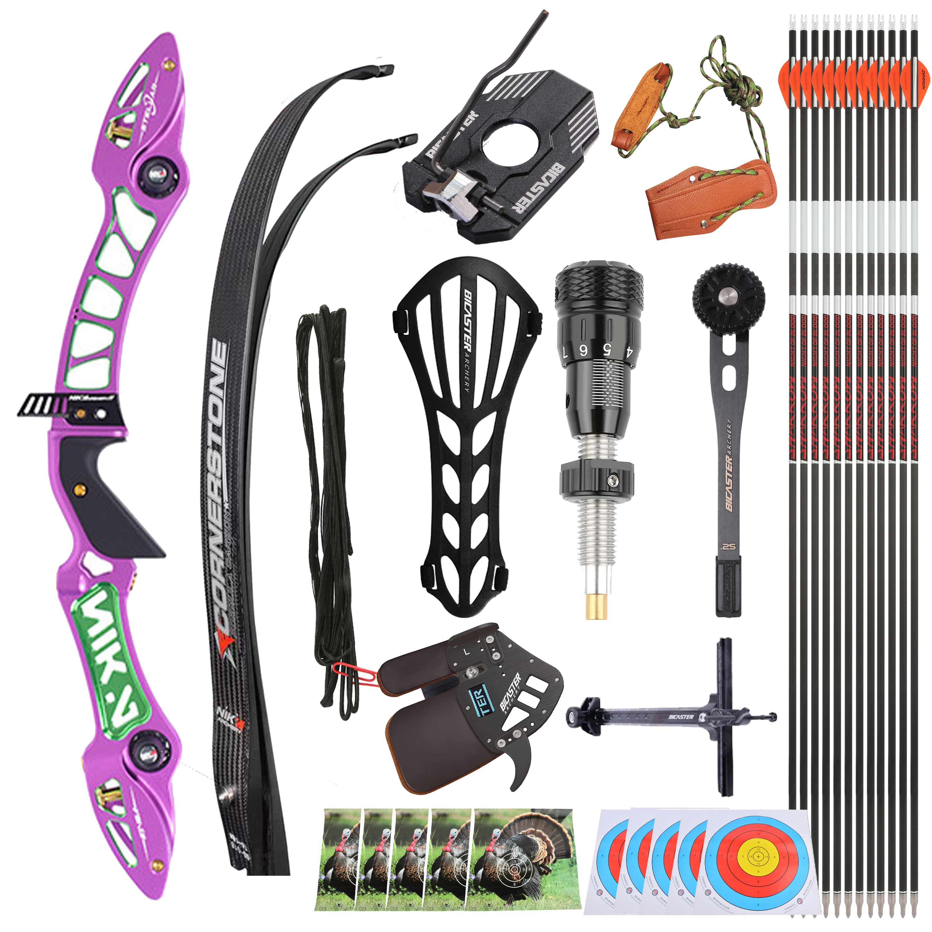 NIKA ET-15A 68" ILF Recurve Bow Archery Takedown Bow Shooting