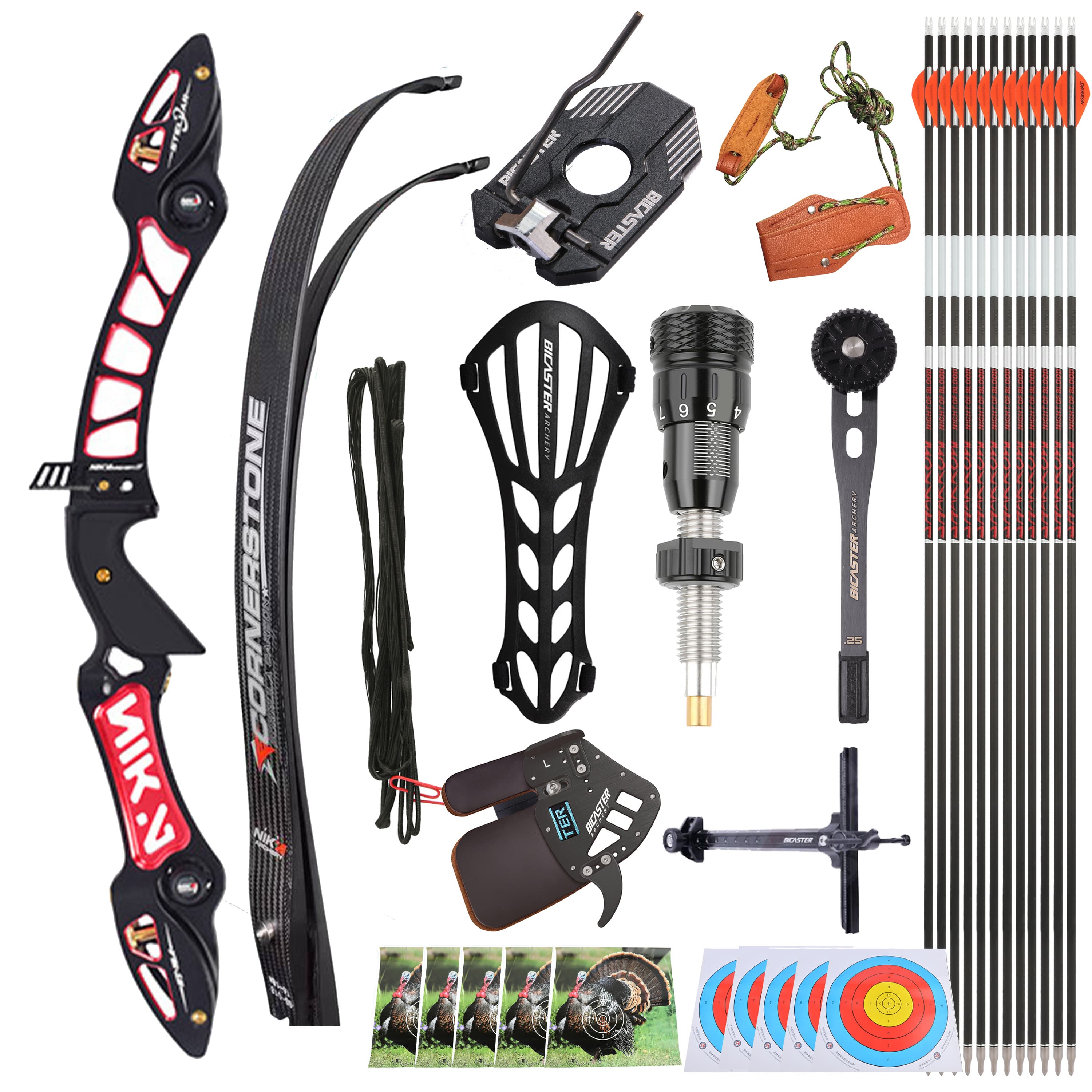 NIKA ET-15A 68" ILF Recurve Bow Archery Takedown Bow Shooting