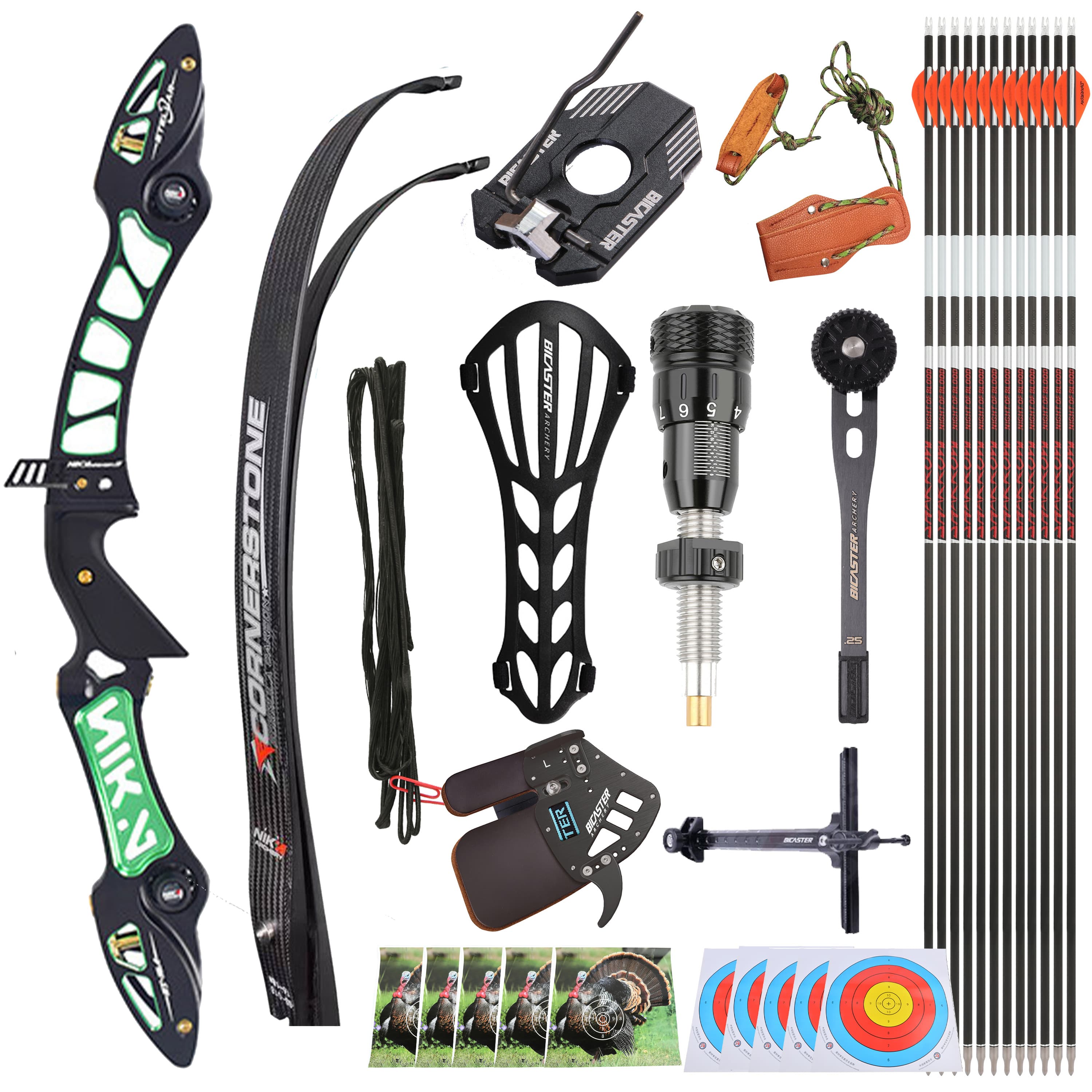 NIKA ET-15A 68" ILF Recurve Bow Archery Takedown Bow Shooting