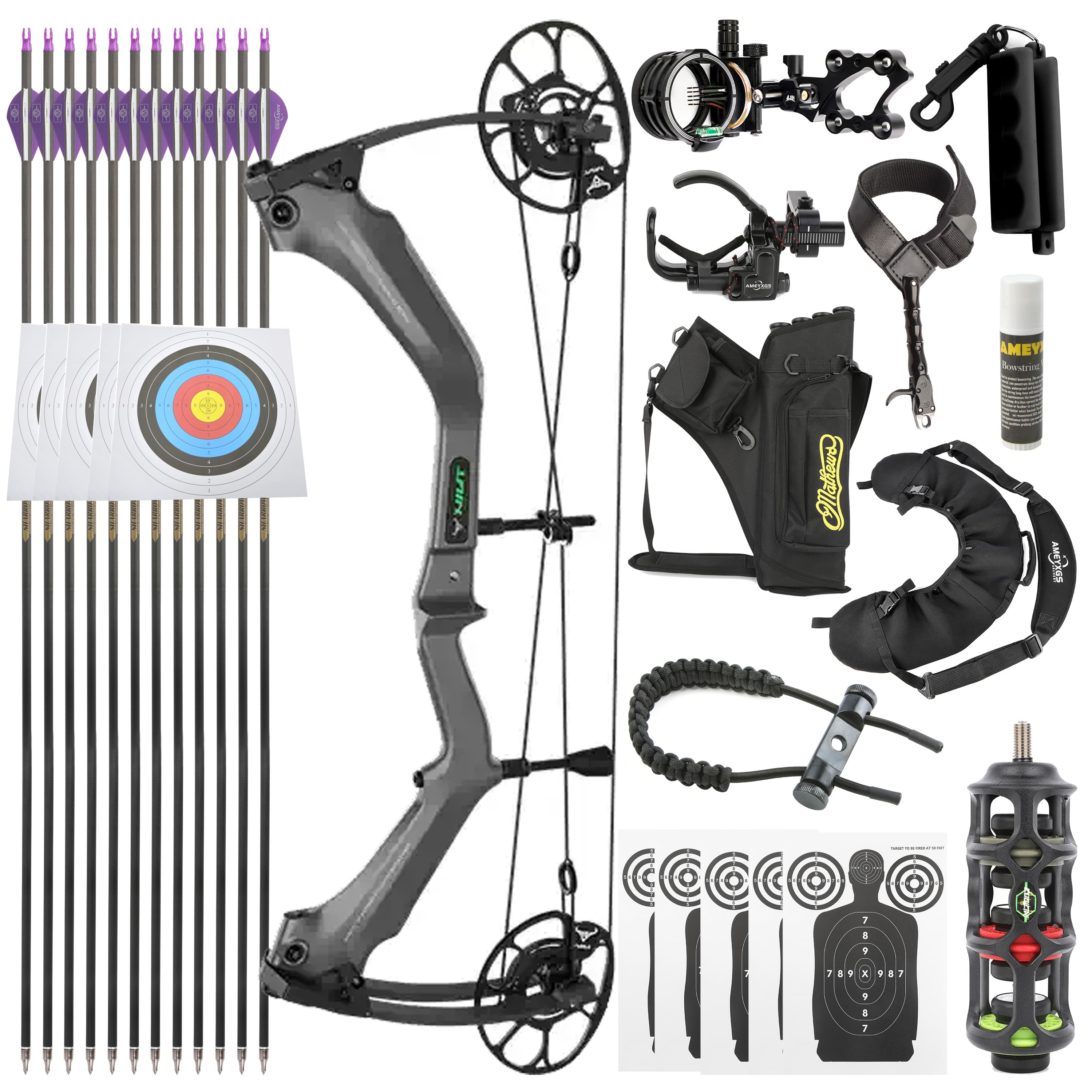 NIUTOU 801 Compound Bow Carbon Fiber Bow Hunting Shooting