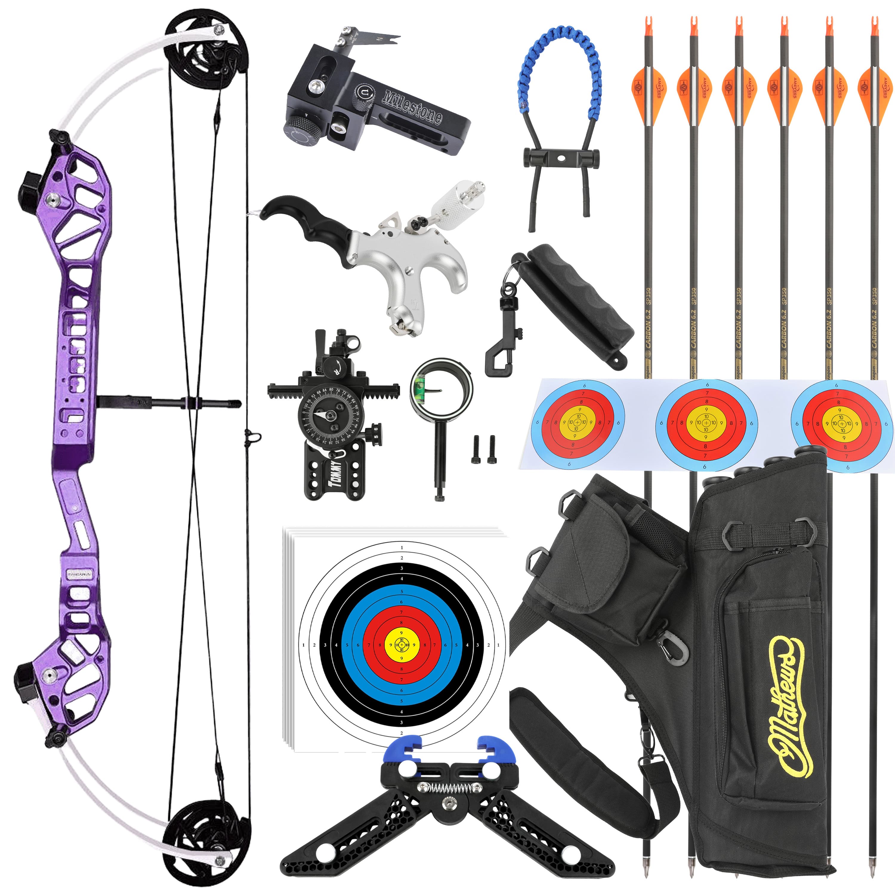 PANDARUS Archery Compound Bow 30-45LBS Competitive Shooiting 
