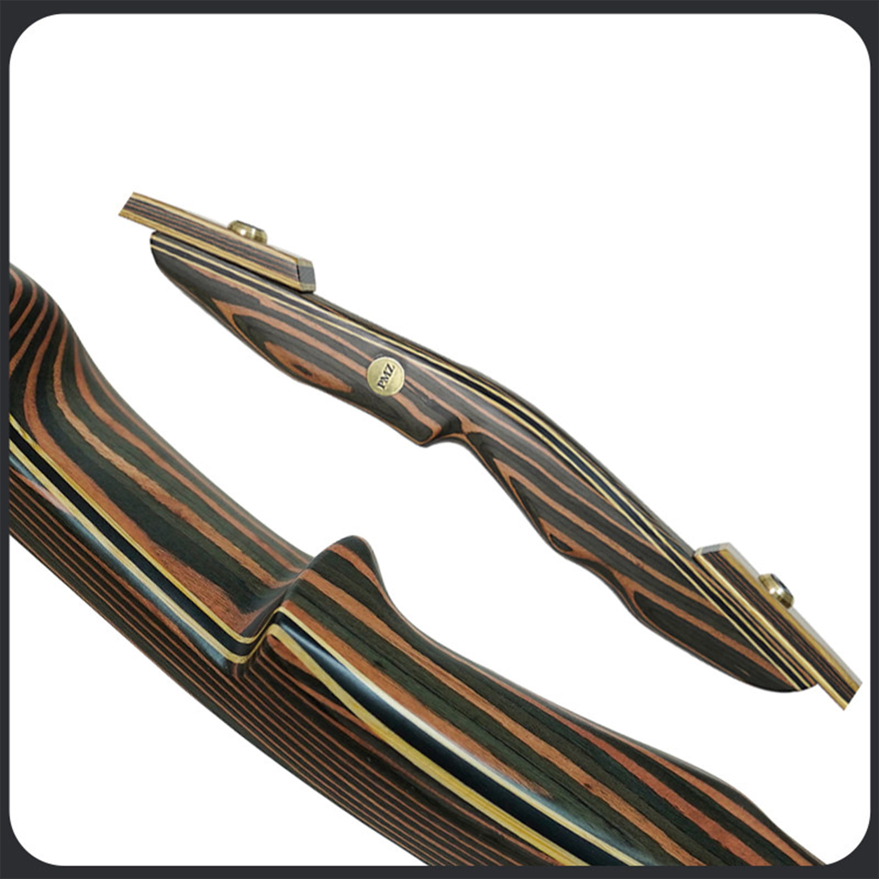  Handmade Traditional Longbow Takedown Longbow Archery RH 20-55 lbs
