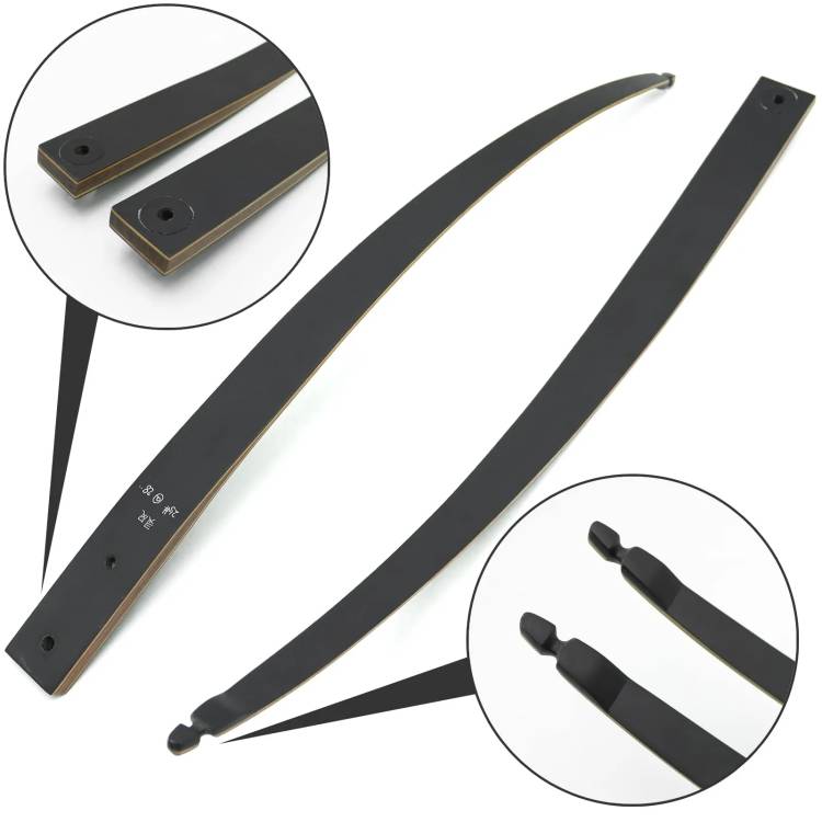 BLACK HUNTER 60" Takedown Traditional Longbow 20-60 lbs